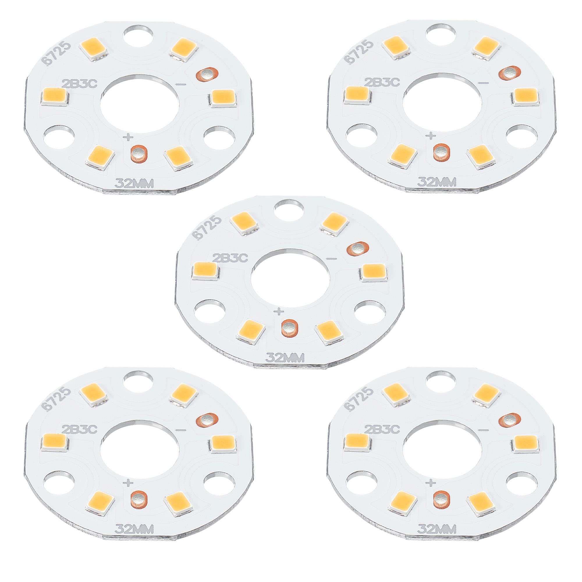 Meccanixity Cob Led Light Chip Bead 3W 120Lm 3000-3200K 32Mm 9-11Vdc Energy Saving Bulb For Spotlight Floodlight Replacement War