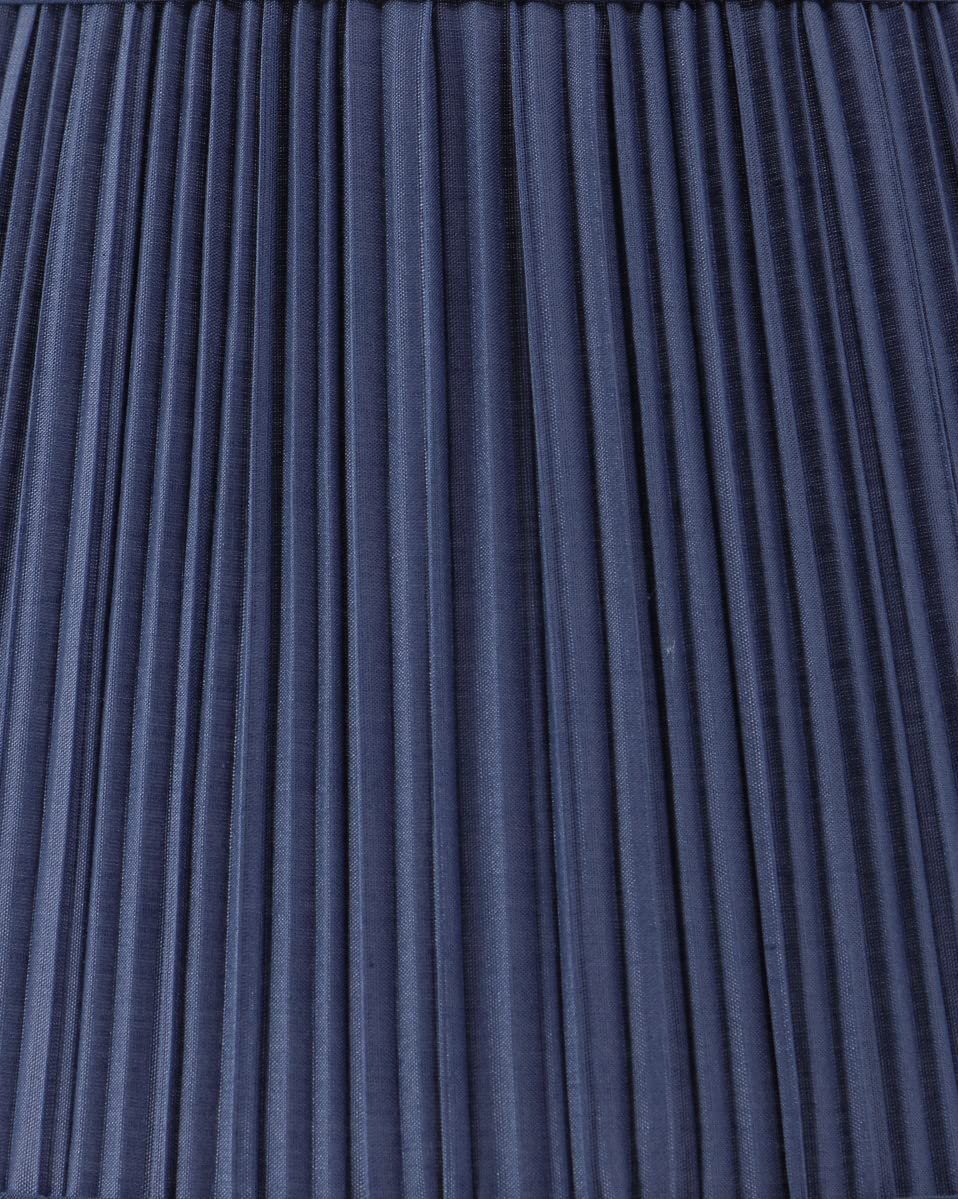 Aspen Creative 59205, Empire Uno Lamp Shade, Dark Blue, 7-7/8&quot; Top X 11-3/4&quot; Bottom X 7-1/2&quot; Slant Height, Slip Uno 33Mm