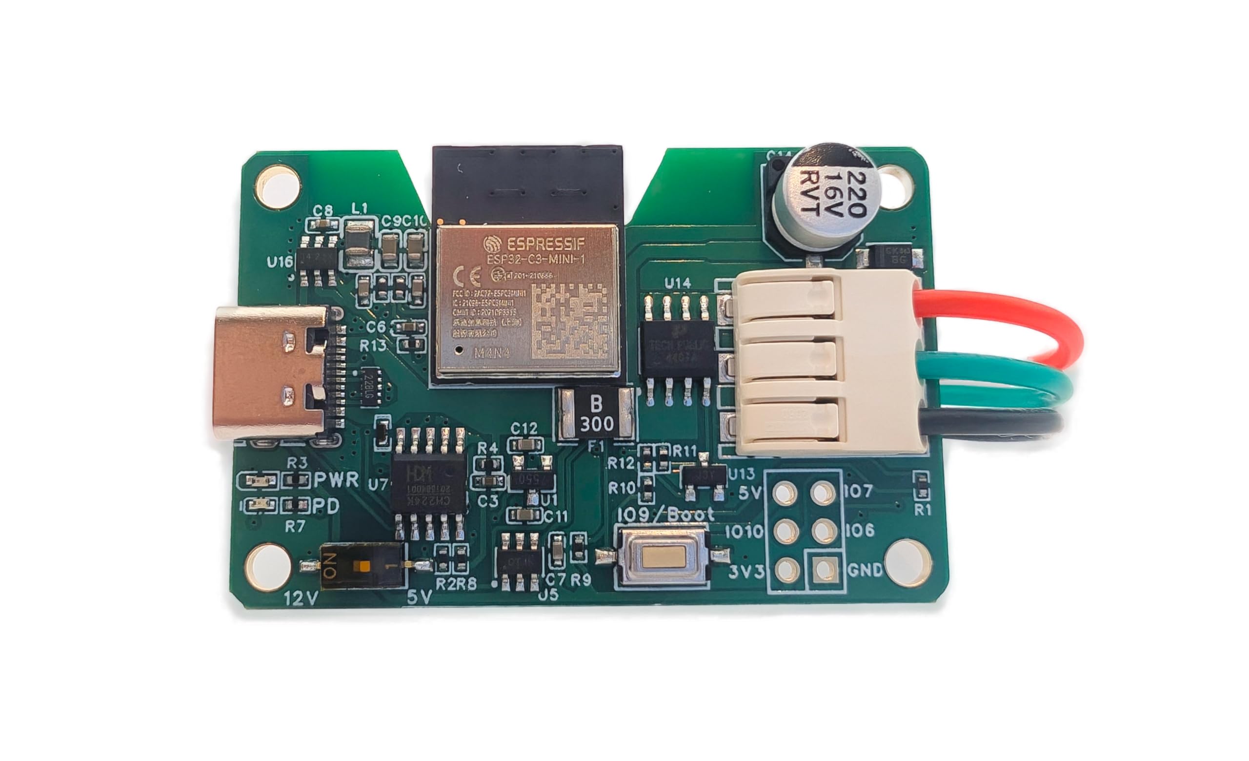 Generic MagWLED-1 LED Controller, 5V/12V USB-C Power Delivery, Green, Polycarbonate