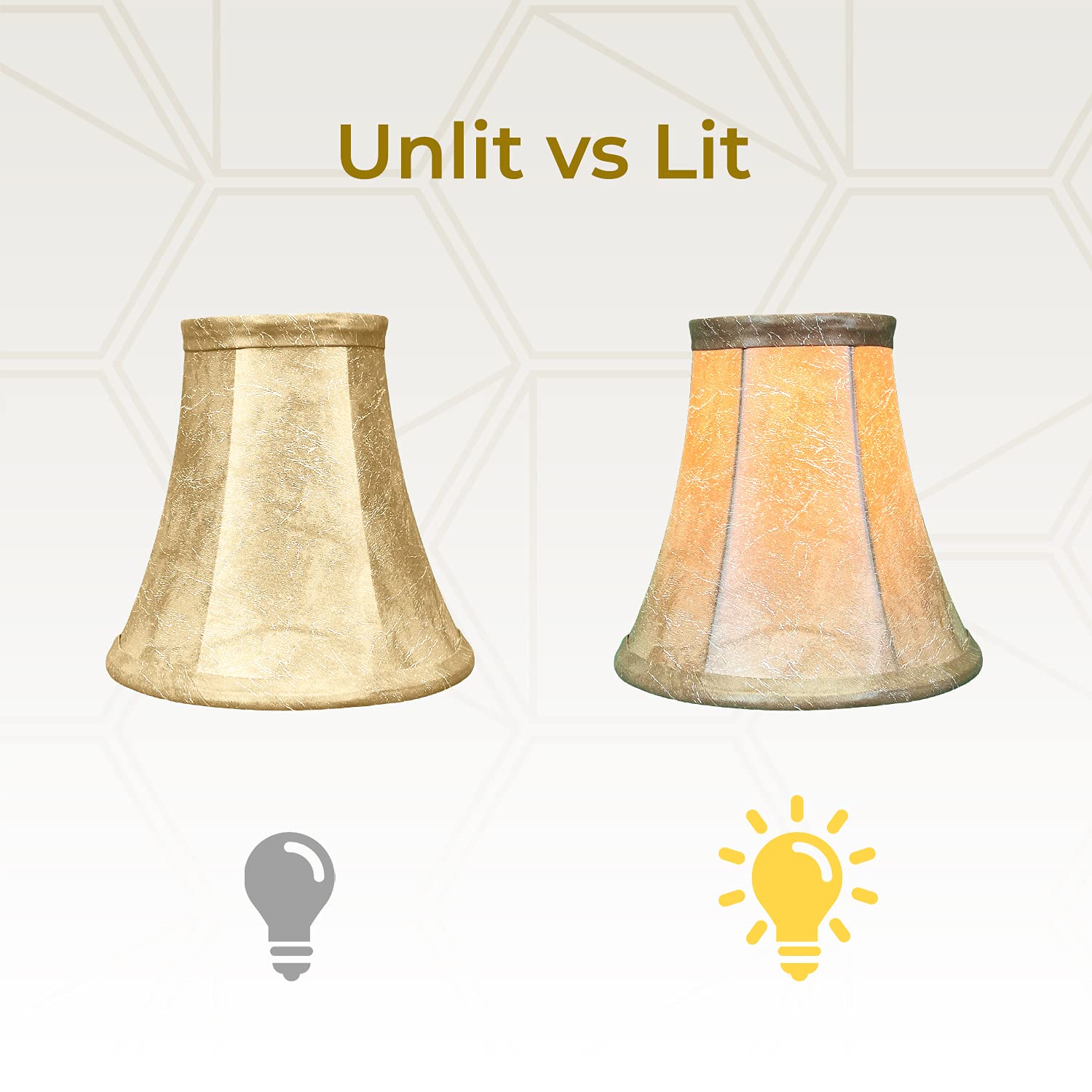 Royal Designs, Inc. &quot;True Bell Lamp Shade With Round Clip, Mouton, 4&quot;&quot; X 8&quot;&quot; X 7.25&quot;&quot;&quot; (Bs-704Rc-8Mt)