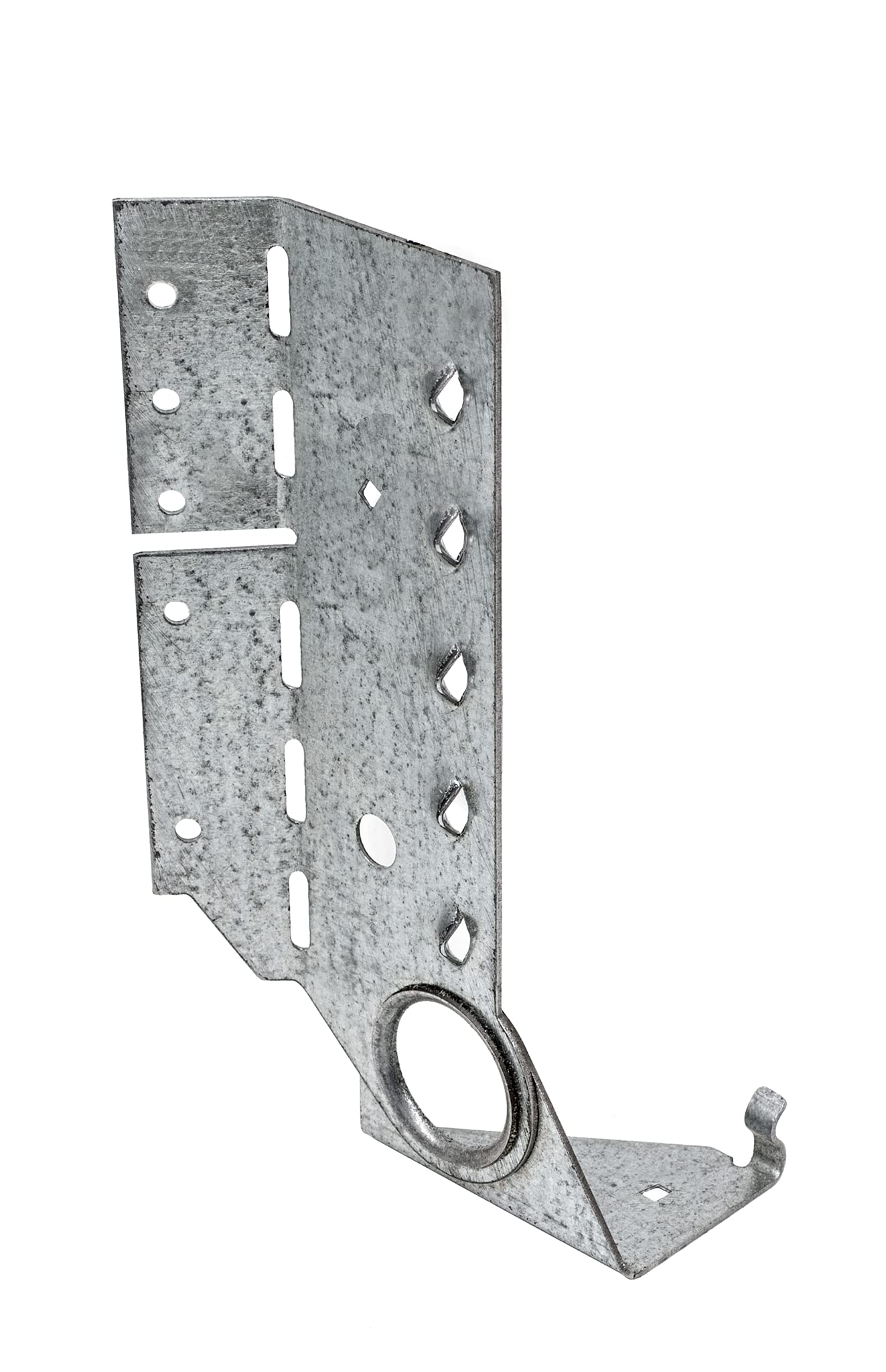 Simpson Strong-Tie LSSJ ZMAX Adjustable Light Slopeable Jack Hanger, 2x8, Silver, 18-Gauge Steel