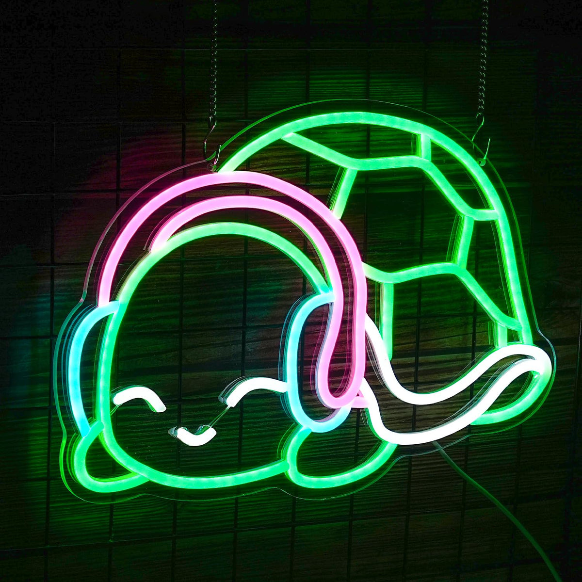 Turtle Neon Sign Led Green White Pink Neon Light Art Turtle Wall Light ...