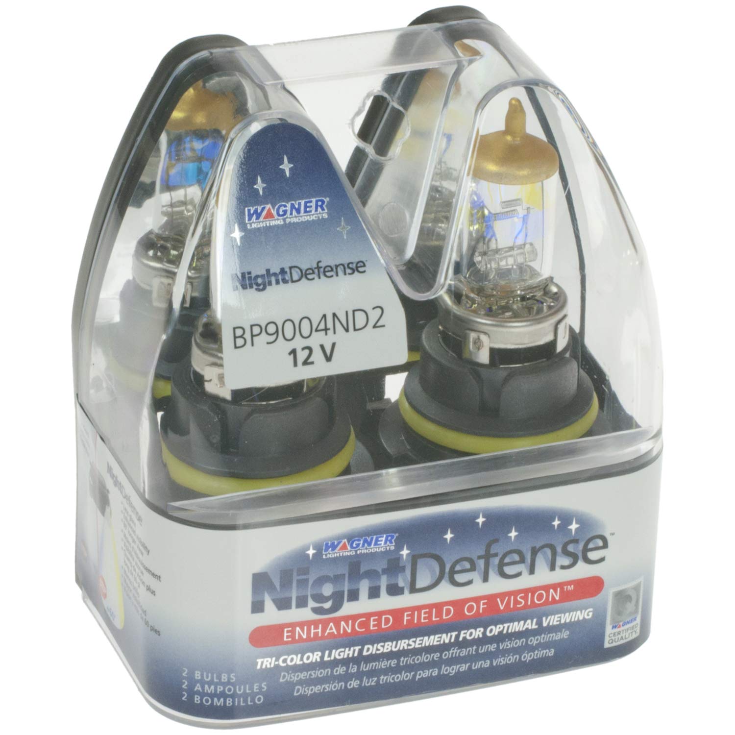 Wagner Nightdefense Bp9004Nd2 Multi-Purpose Light Bulb Card Of 2