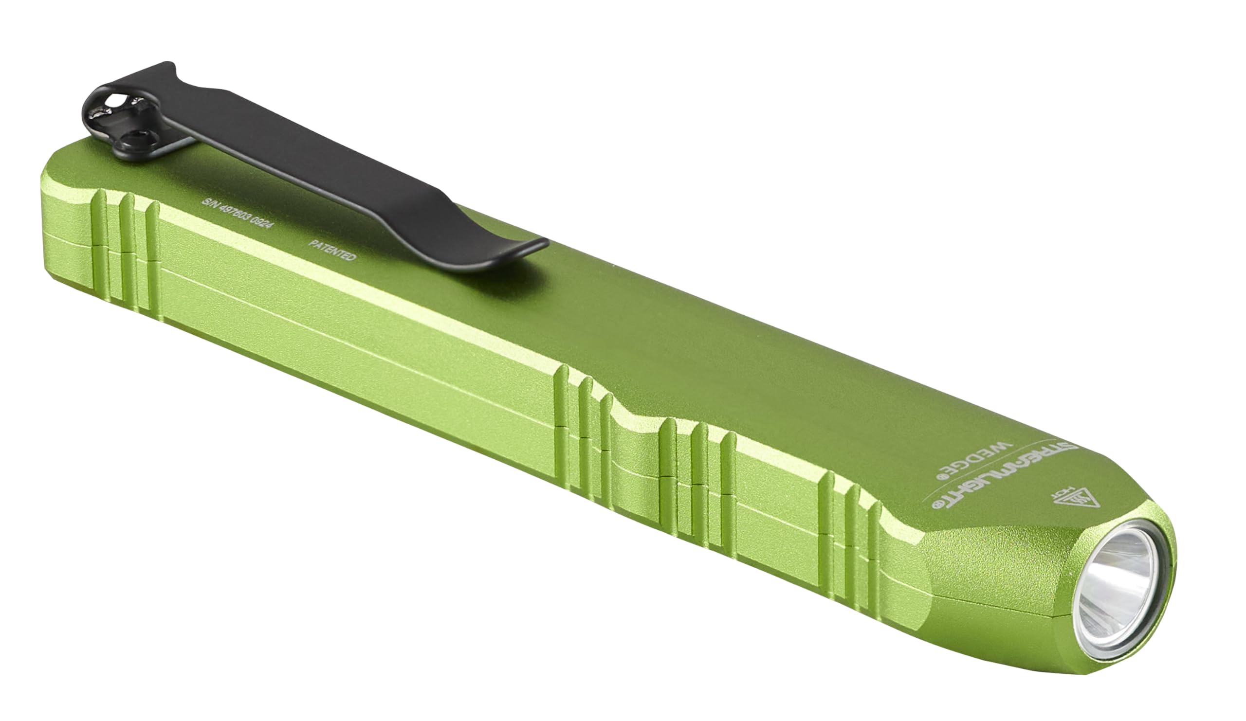 Streamlight Wedge Flashlight - 1,000 Lumen Max, Anodized Aluminum, Lime Green, Model 88821, Includes USB-C Cable & Lanyard