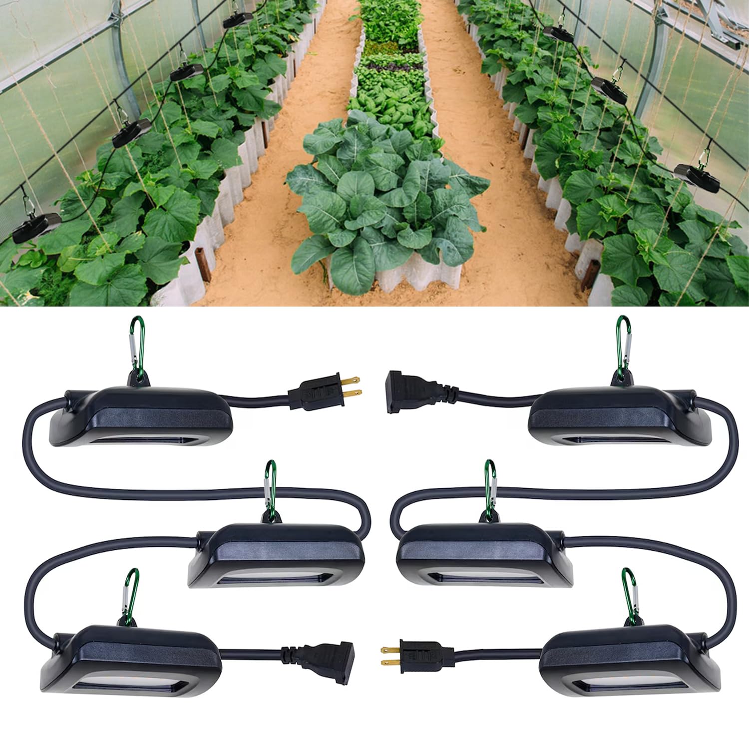 Owleye 12FT LED Grow Lights - Waterproof Plant Light for