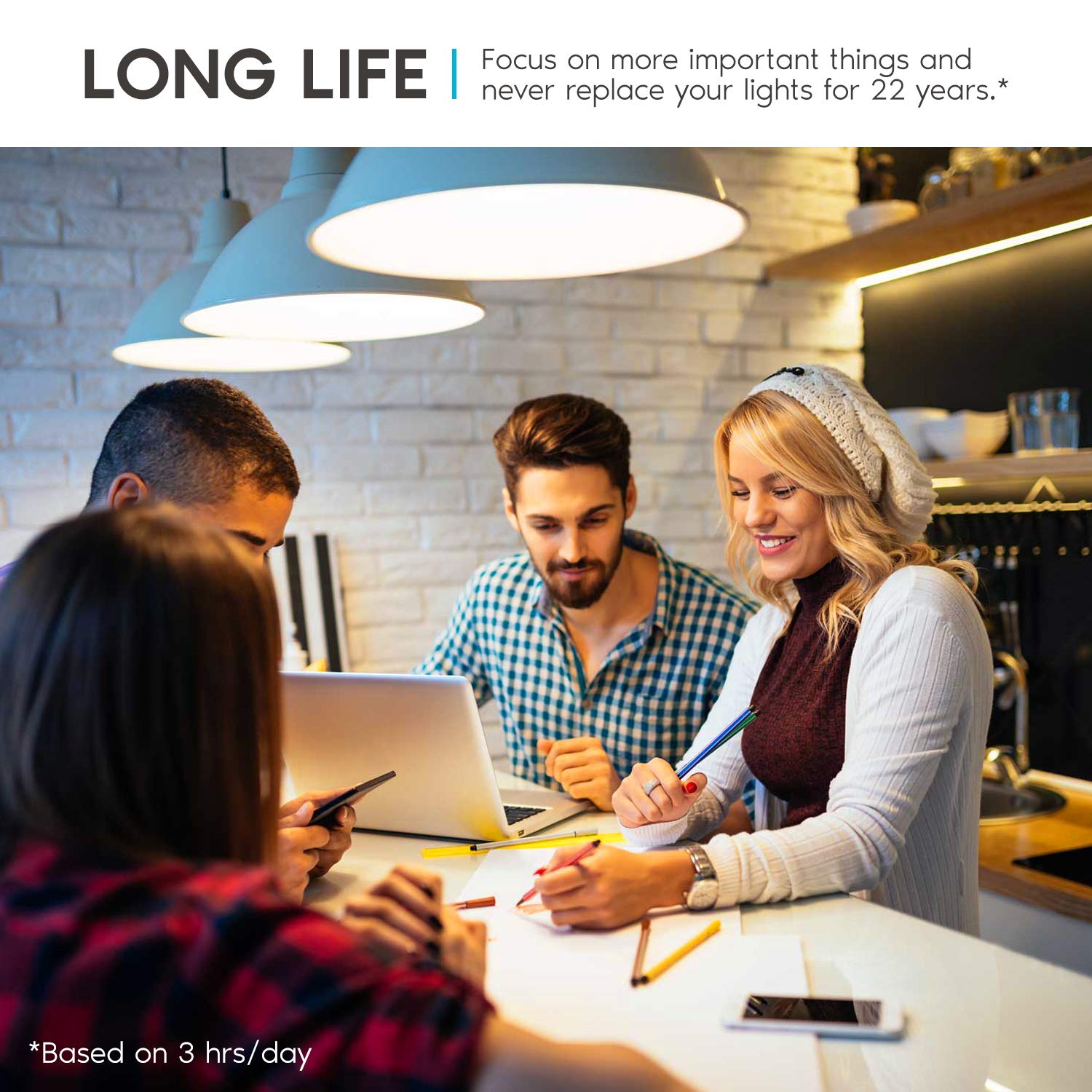 Luxrite A19 Led Light Bulbs 100 Watt Equivalent Dimmable, 2700K Warm White, 1600 Lumens, Enclosed Fixture Rated, Standard Led Bulbs 15W, Energy Star, E26 Medium Base - Indoor And Outdoor (6 Pack)