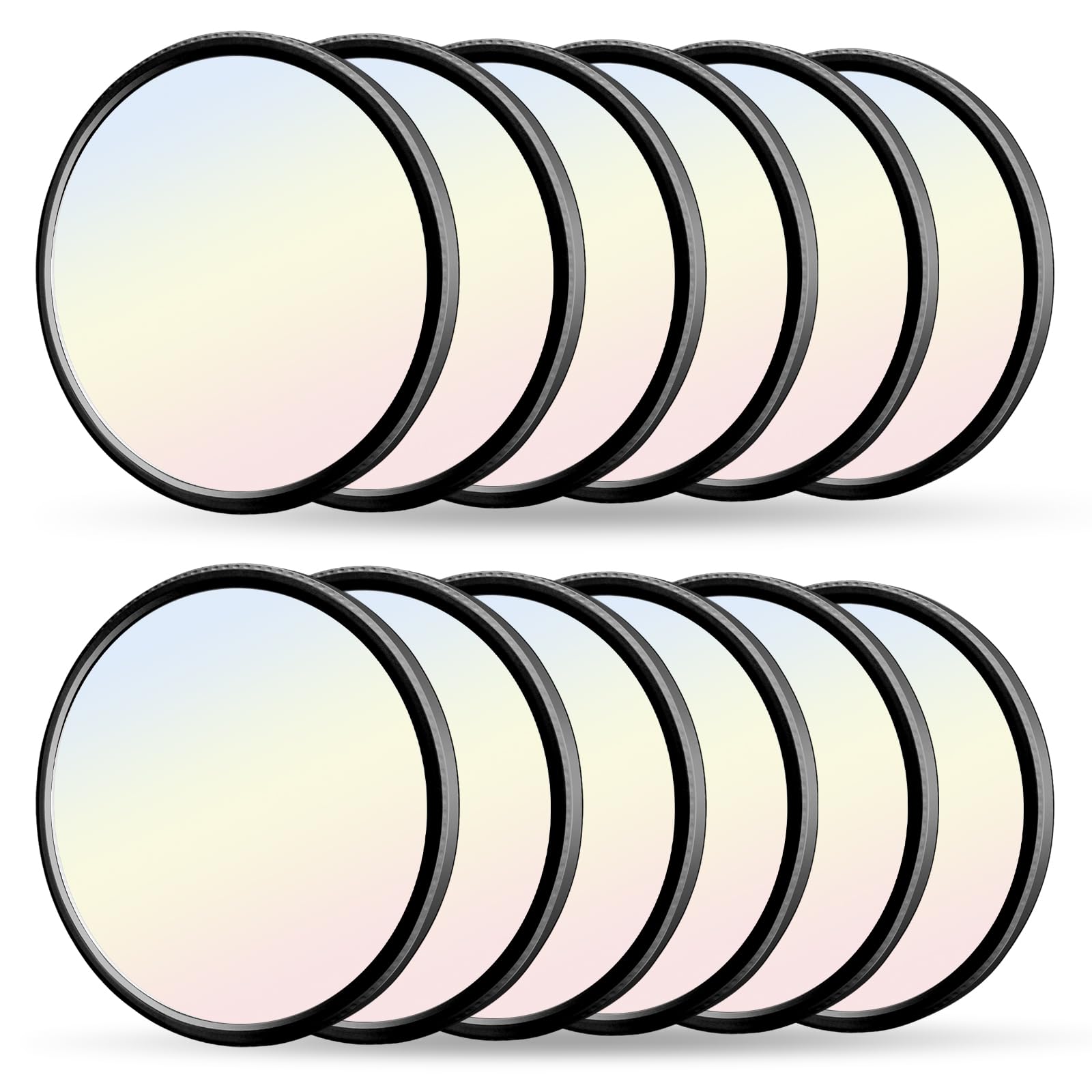 hunhun 12 Pack 3200lm LED Flush Mount Ceiling Light 12 Inch,5CCT Adjustable, Super Slim 0.87 inch led Ceiling Light Fixture for 