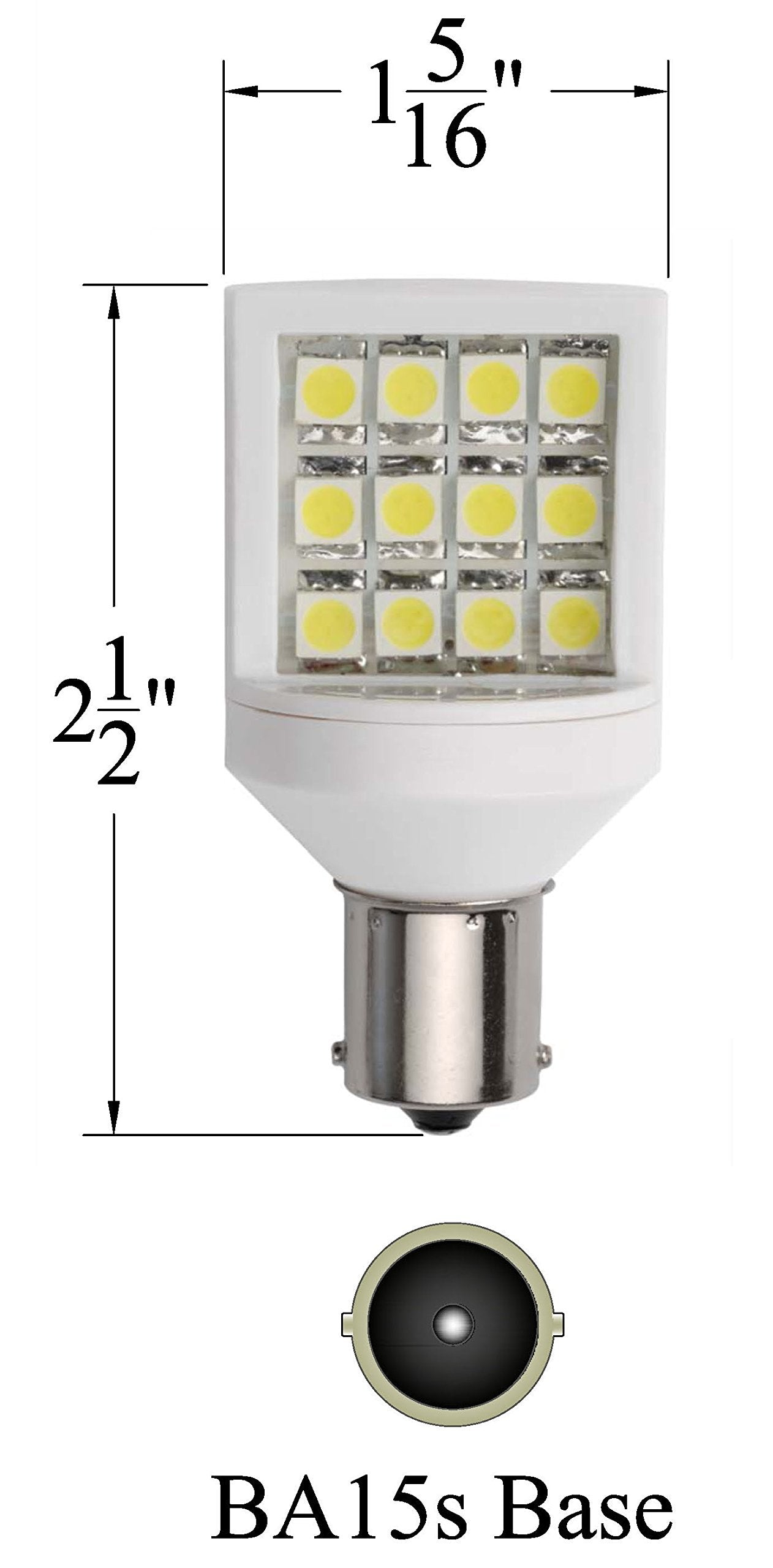 AP Products LED Bulb 161141200, White, Copper Material