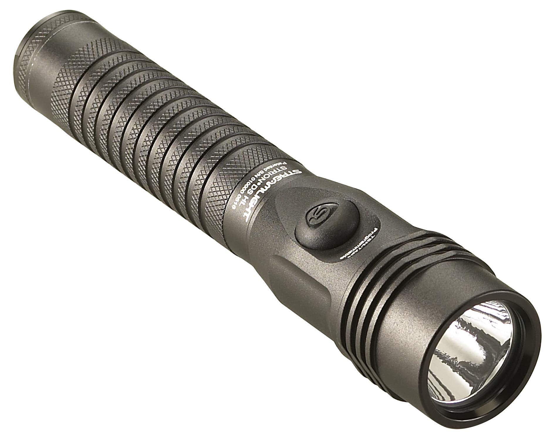 Streamlight 74611 Strion DS HL Rechargeable Flashlight 700-Lumen with AC/DC Charger, Black, Aluminum, 120V/100V/12V, 1 Holder