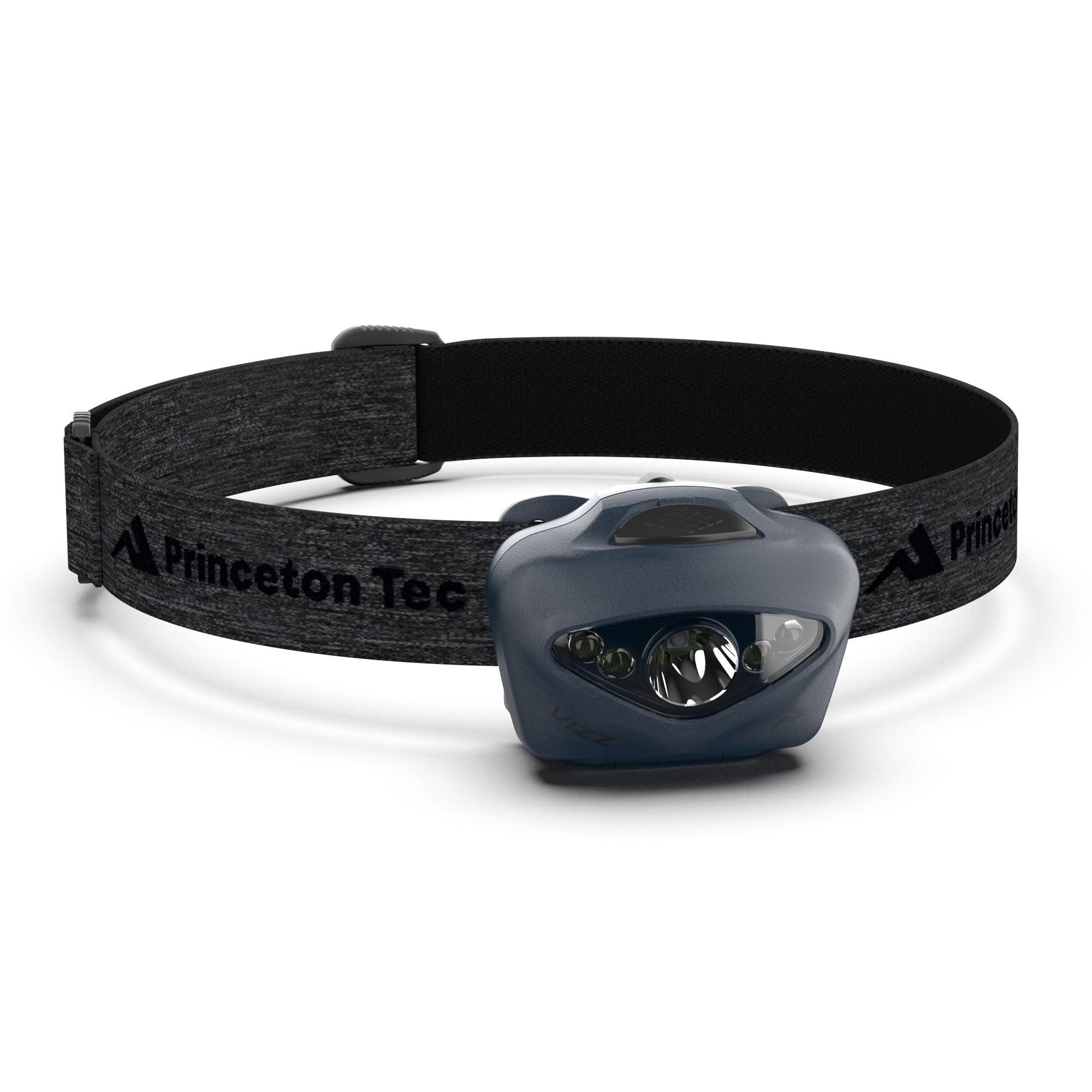 Princeton Tec Vizz Headlamp 550 Lumen LED, IPX7 Water Resistant, One Size, Blue, Model VIZZ22-BL/DB