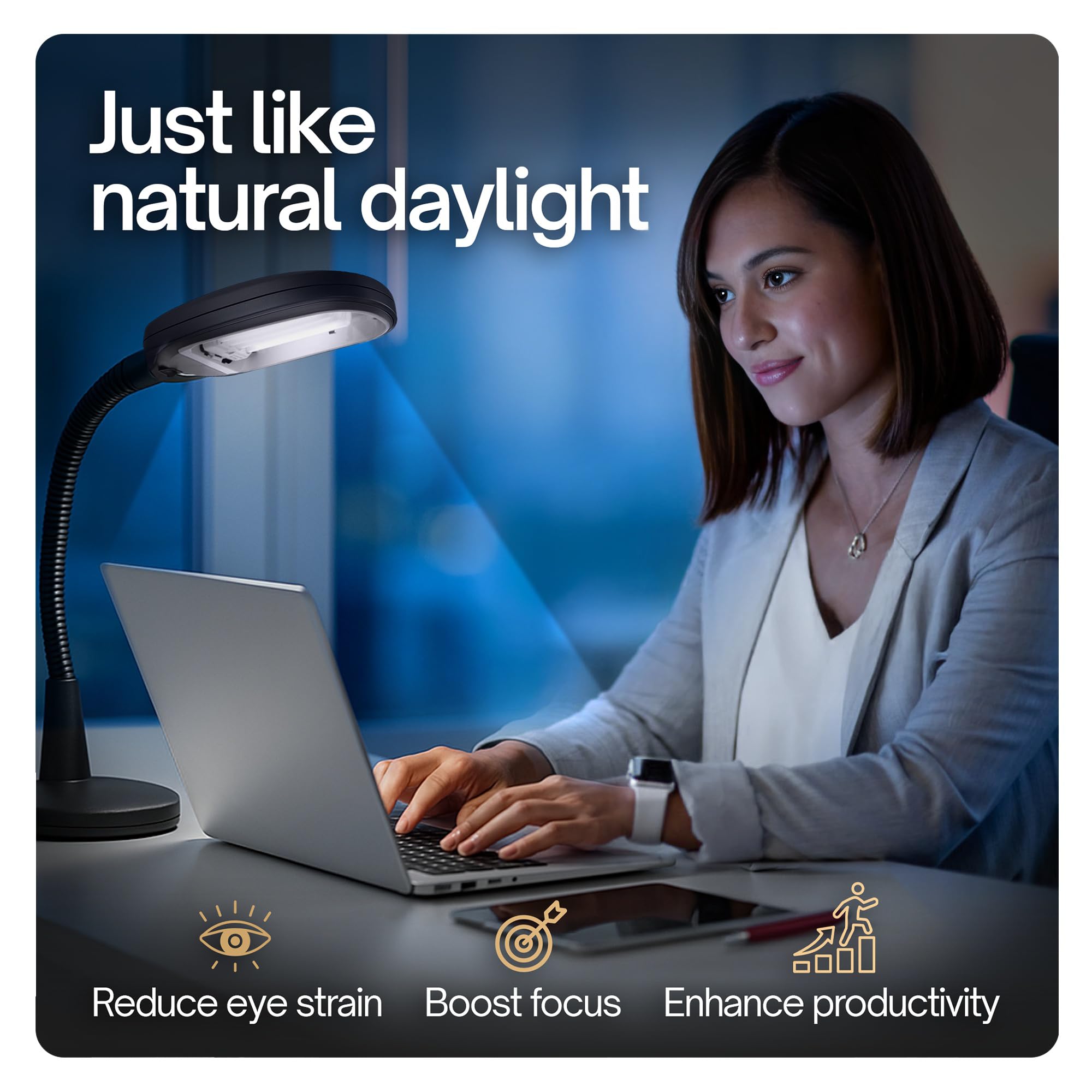 24 Nha&Faca 27W Fml Lamp 27 Watt Replacement Lightbulbs Compatible With Verilux Cfml27Vlx Replacement Bulb 6500K Daylight 4-Pin