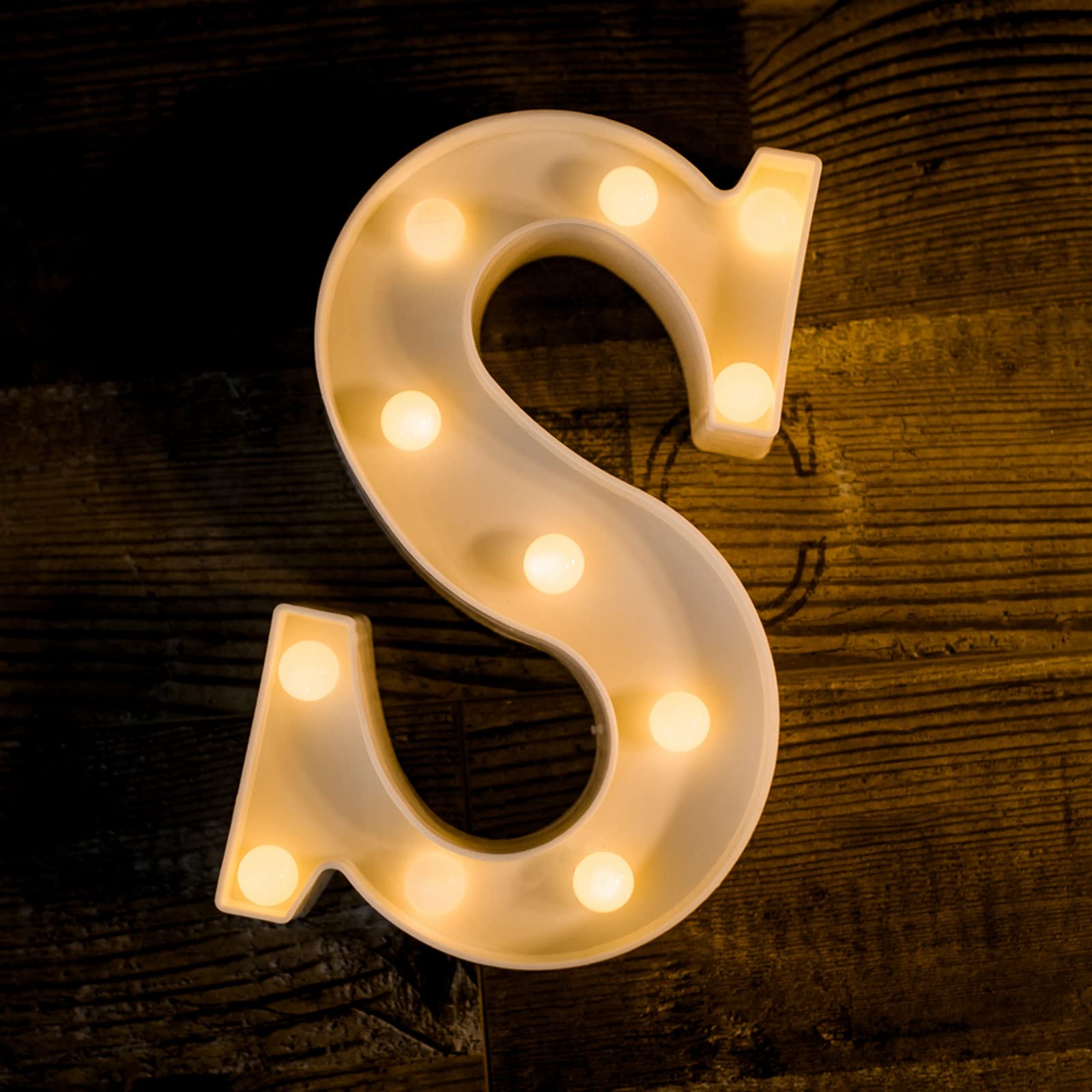 Foaky Led Letter Lights Sign Marquee Light Up Letters Sign For Night Light Wedding/Birthday Party Battery Powered Christmas Lamp