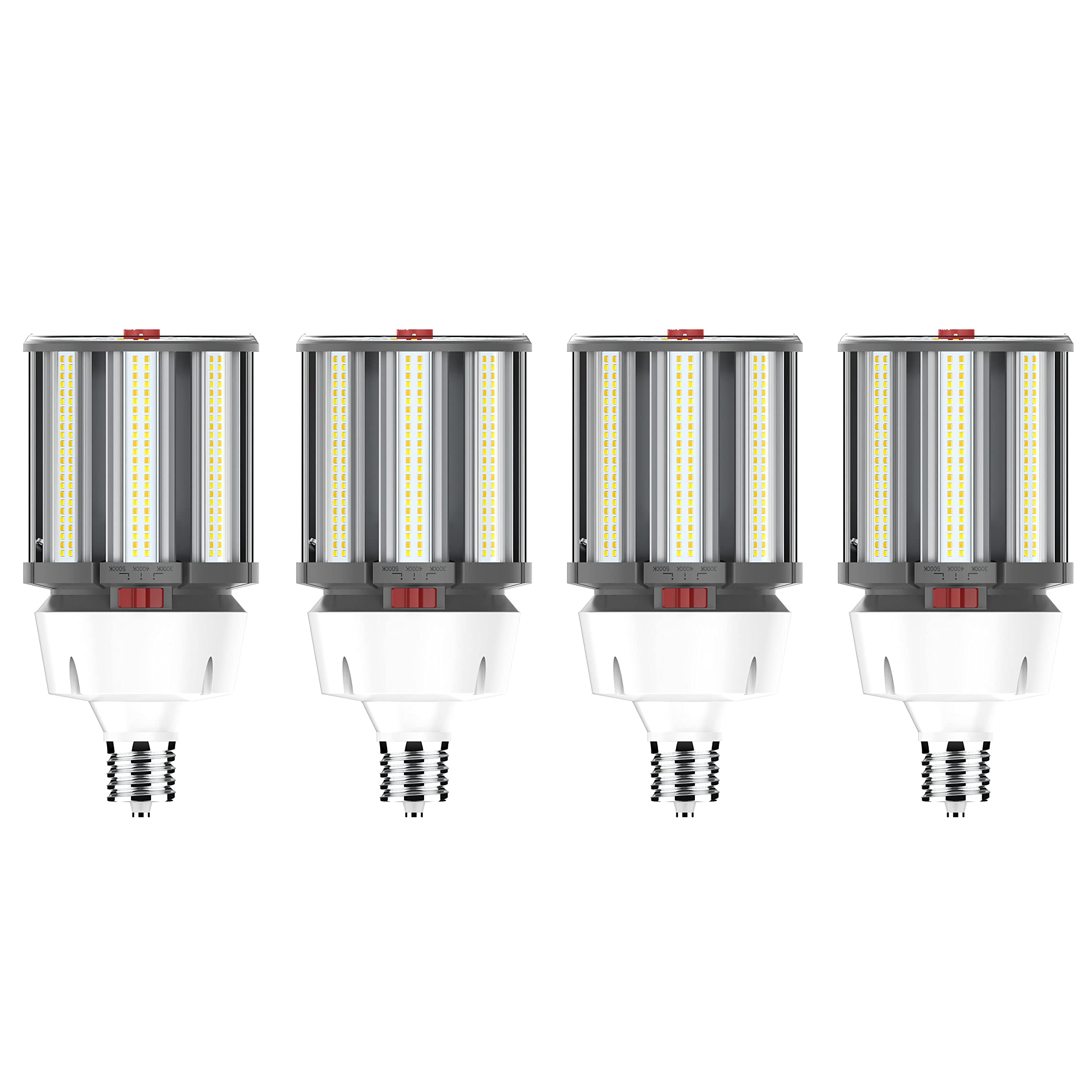 Satco S23144/04 Hi-Pro Wattage and Color Temperature Selectable LED Corncob Lamp, HID Replacement, EX39 Base, 100W/80W/63W, 3000