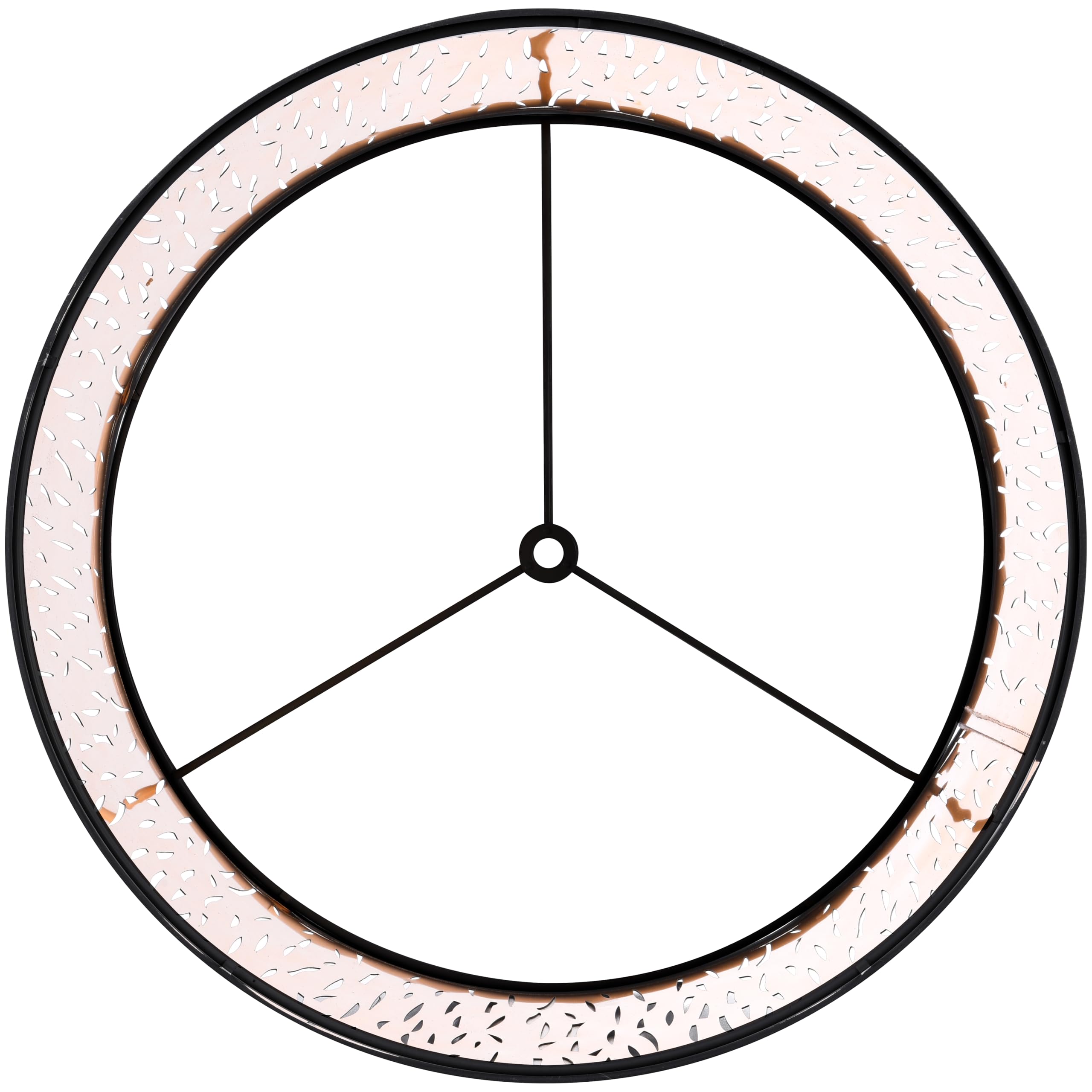 Goso Black Lamp Shade Drum Lamp Shades With Etching Crystal Design,13 ''Top X 13'' Bottom X 10 ''High'', Lamp Shades For Table L