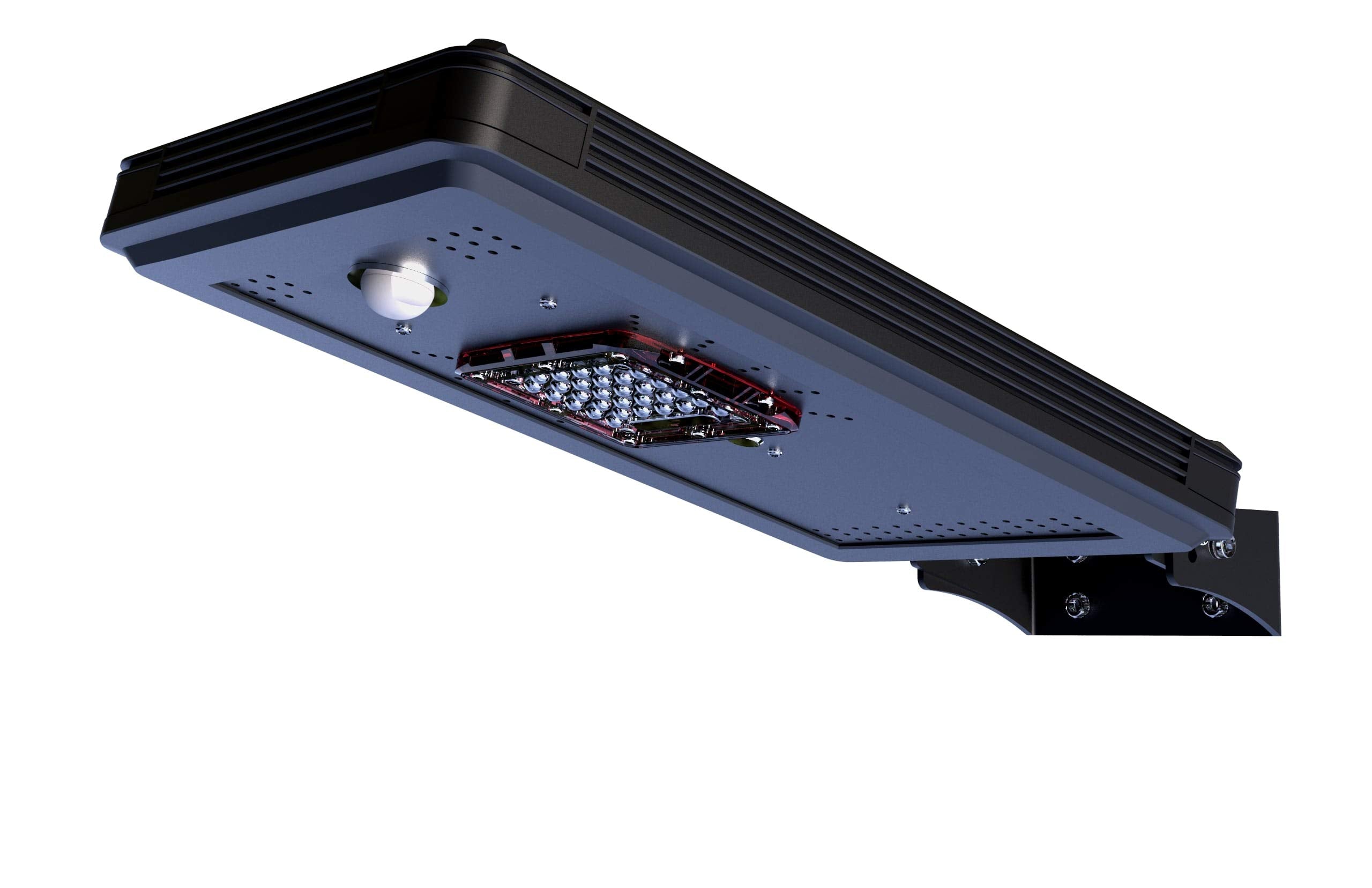 Eleding Solar Power Dusk To Dawn Led Light, 1600 Lumen, Ai-Smart Sensing, Aluminum