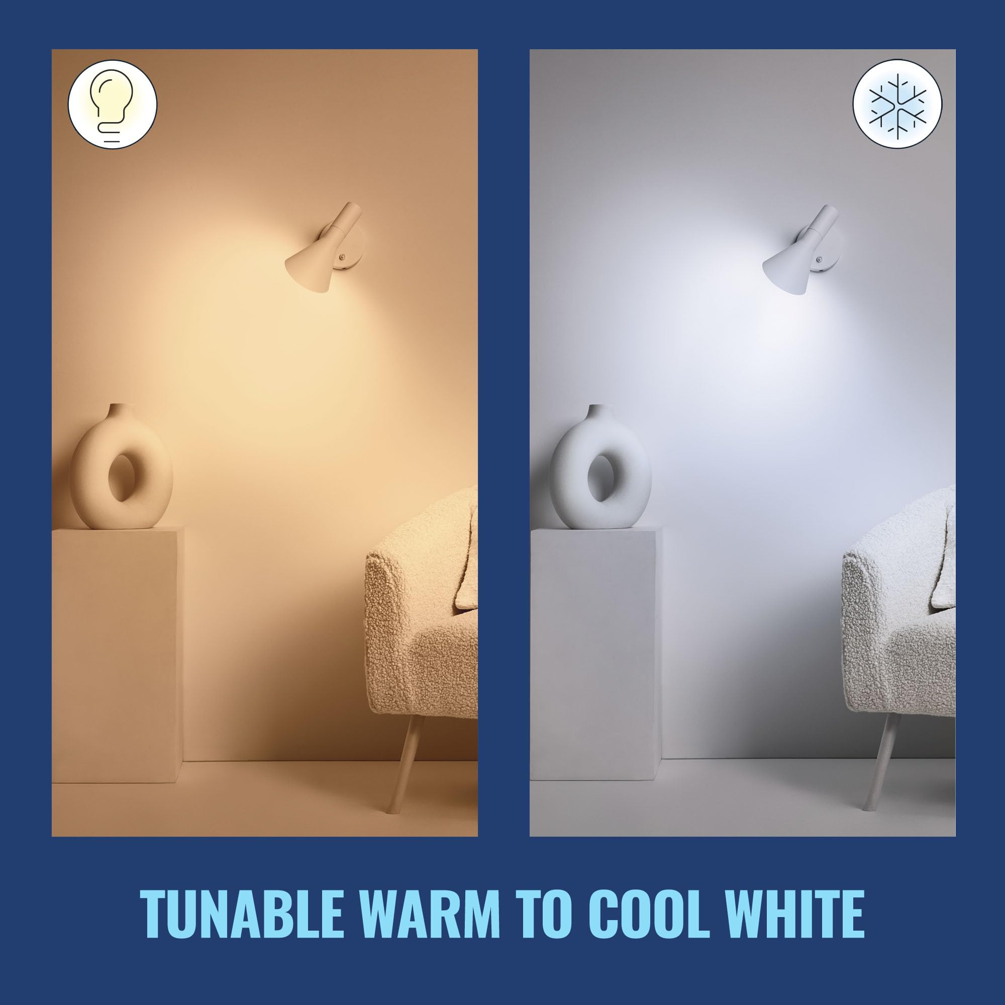 Wiz 40W B12 Color Led Smart Candle-Shaped Bulb - Pack Of 1 - E26- Indoor - Connects To Your Existing Wi-Fi - Control With Voice