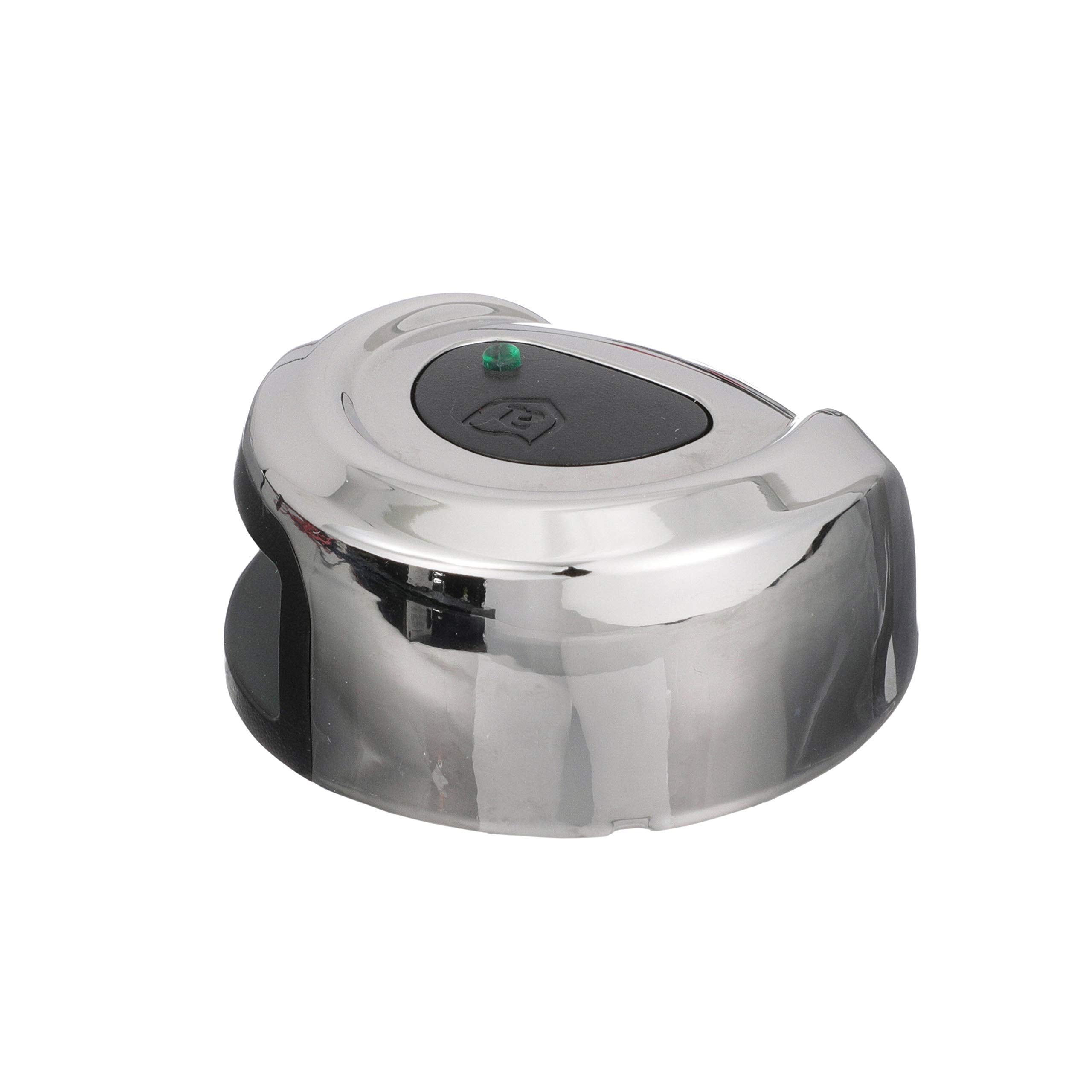 Attwood Nv2012Ssg-7 Lightarmor 2-Mile Navigation Deck Mount Sidelight, Green Led Lighting, Round Stainless Housing