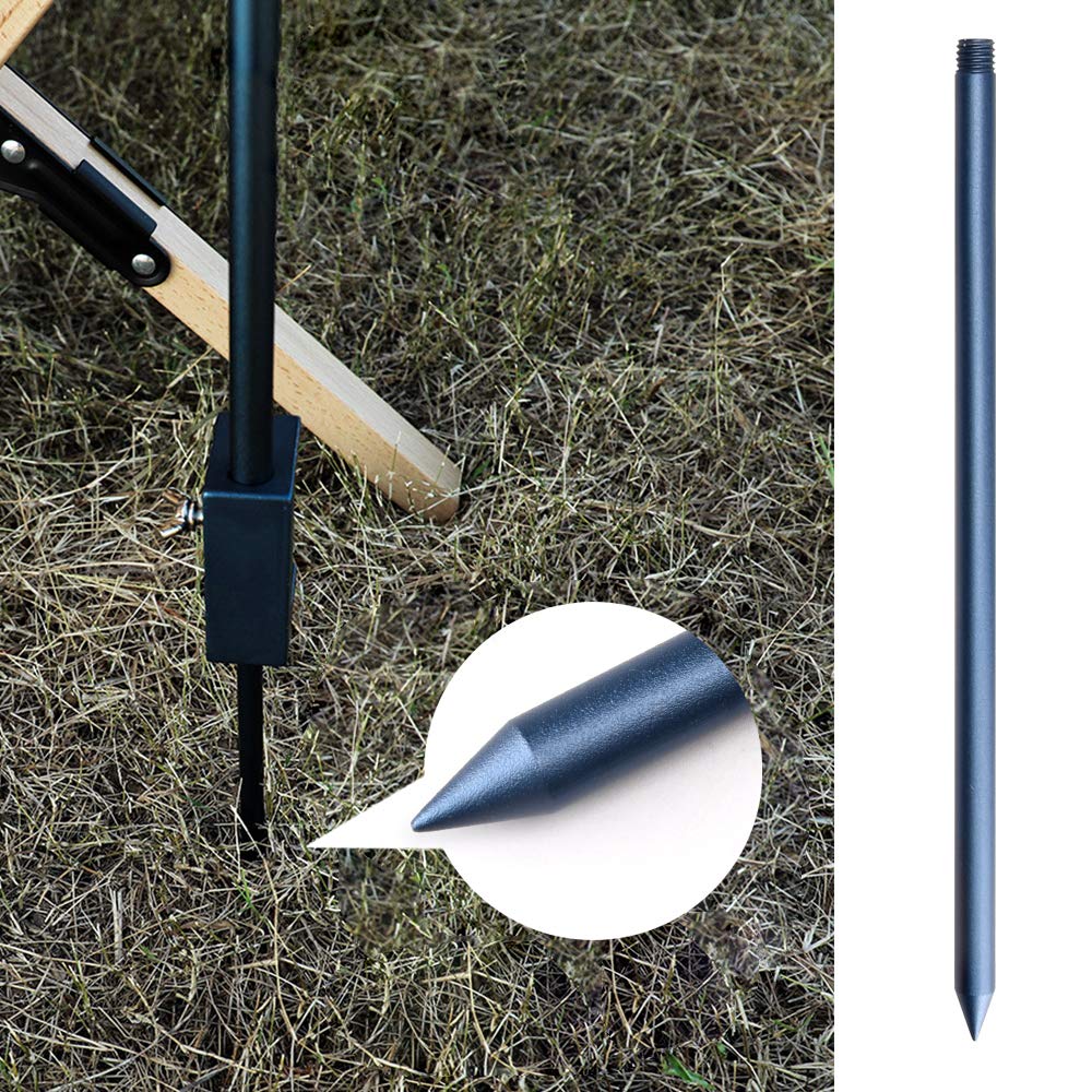 TOBWOLF Portable Camping Lamp Pole, Lightweight Aluminum Lantern Stand, Blue