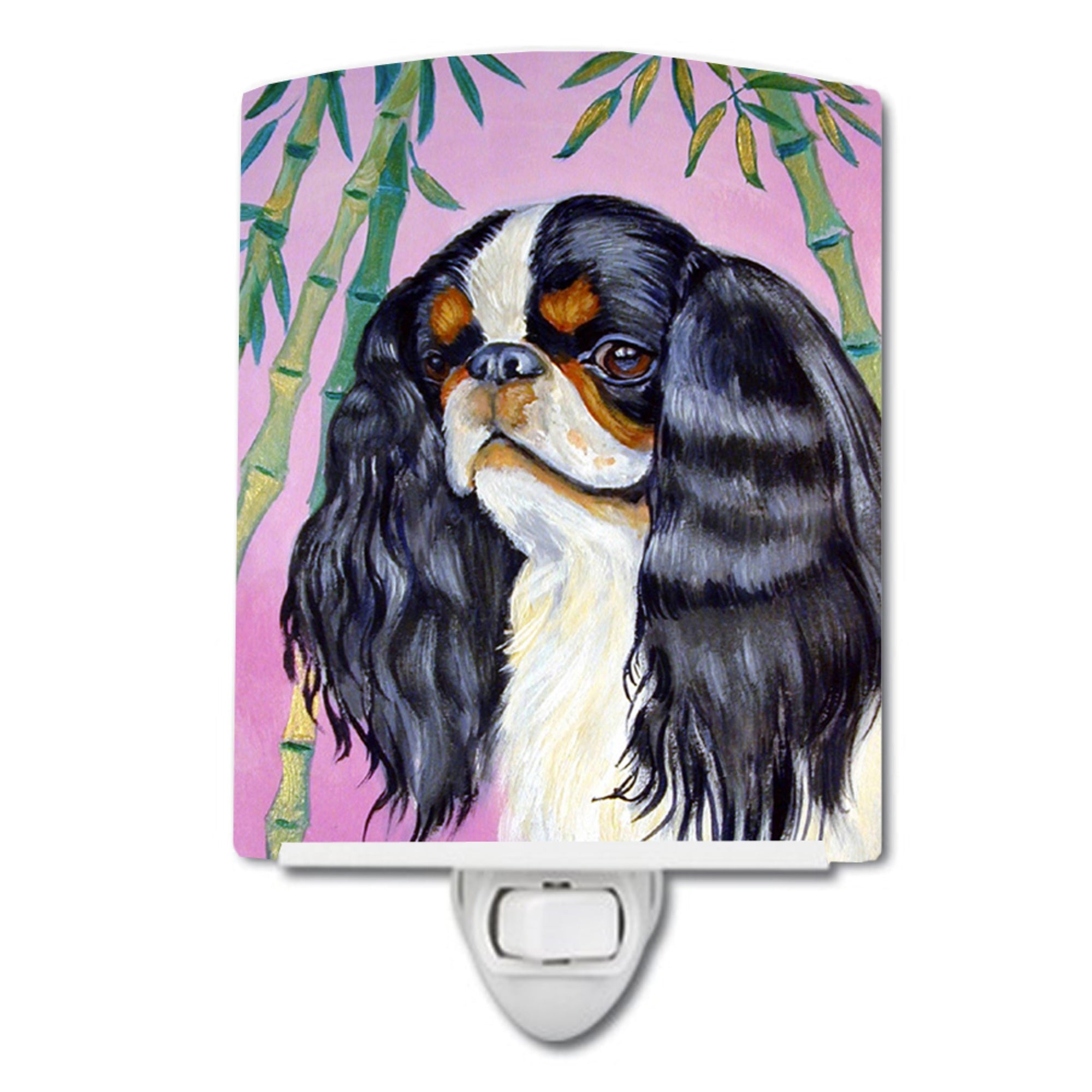  inchCarolines Treasures English Toy Spaniel Ceramic Night Light, 6x4, Multicolor inch