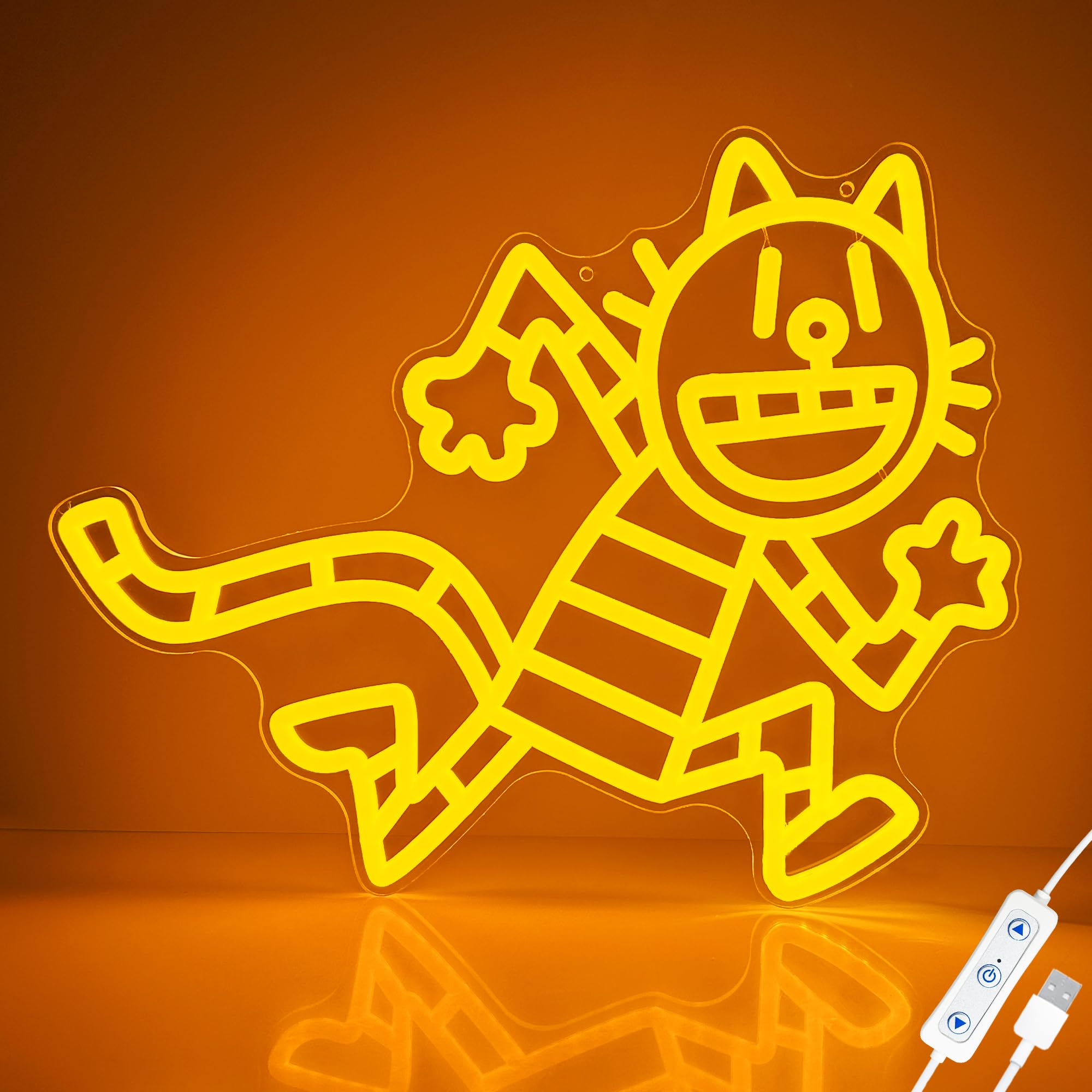 Officially Licensed Dog ManS Petey Neon Signs For Wall Decor Based On Dogman Series Led Light Up Sign For Bedroom Kids Room Game Room Party Perfect Birthday/Christmas Gift For Dog Man Lovers & Fans