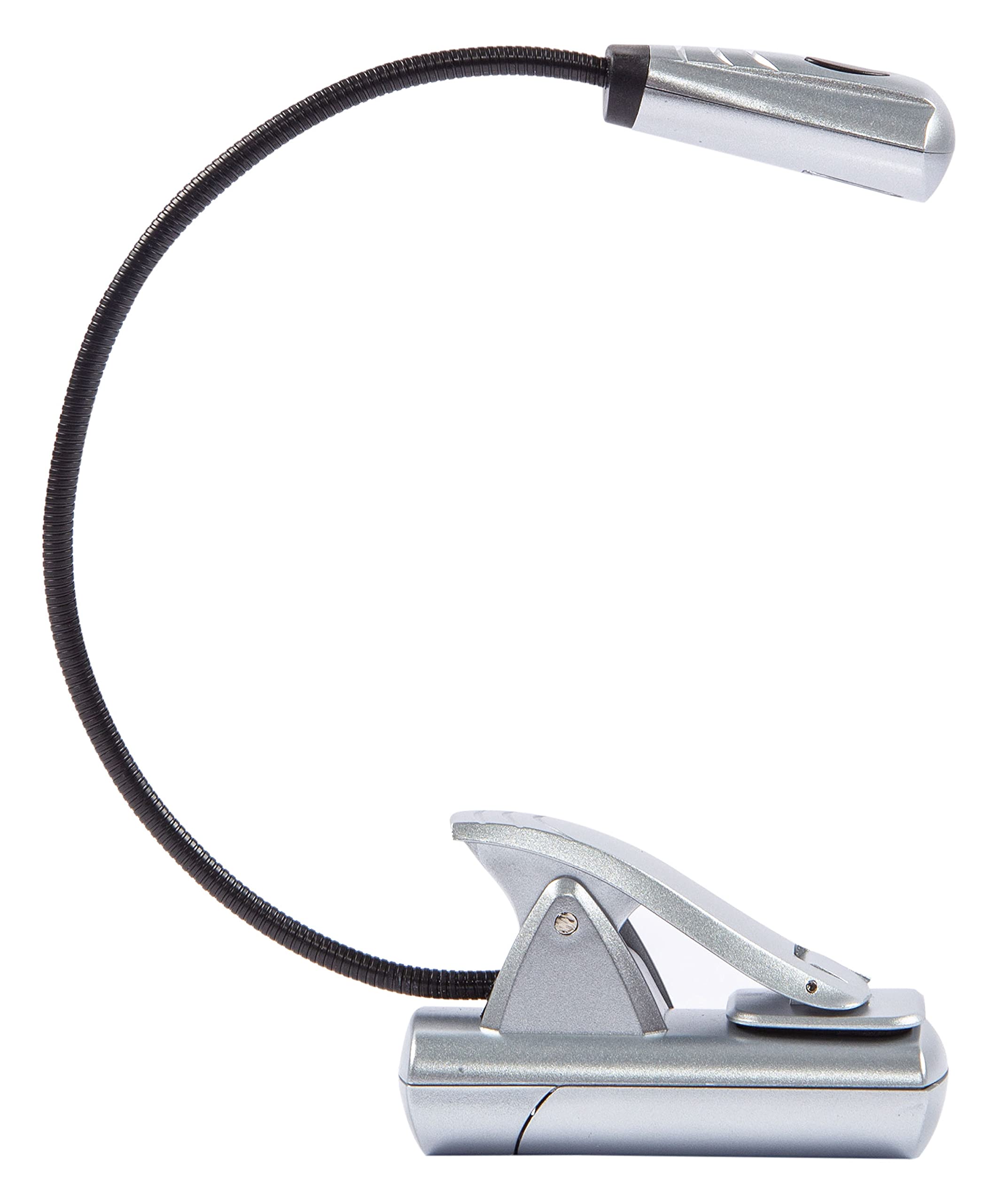 Light It! By Fulcrum, 20010-301 Multiflex Led Reading Light, Silver, Single Pack