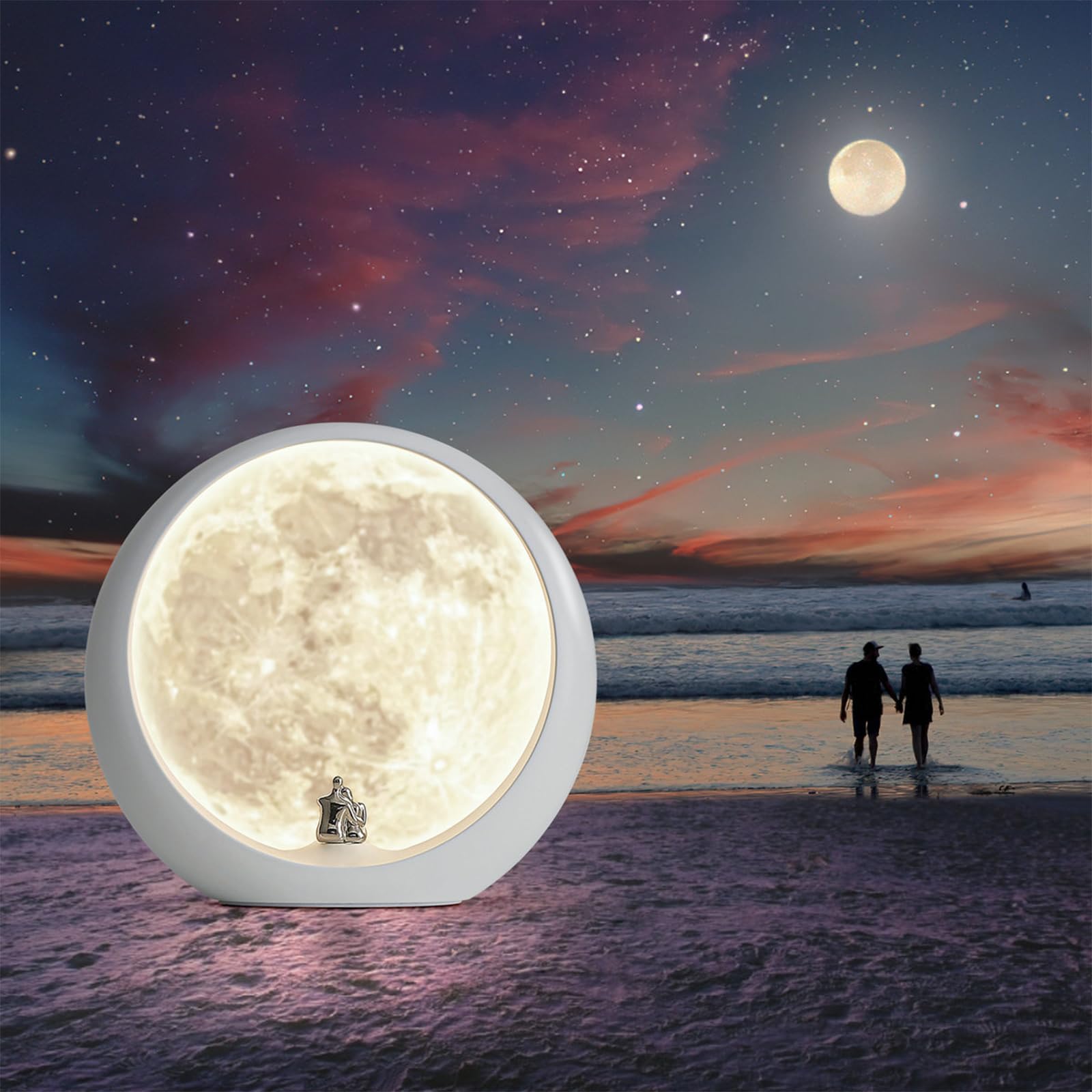 Mamre Super Moon Lamp Table Lamp Gift Special Women'S Gift For Bedroom Living Room Suprise Gift For Valentine'S Day Birthday Wed