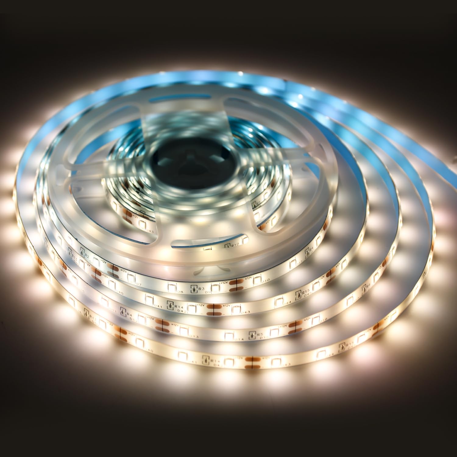 Inextstation 12V Led Light Strip, 16.4Ft Warm White, Ip65 Waterproof, Flexible 300 Smd 2835 For Indoor/Outdoor Decor