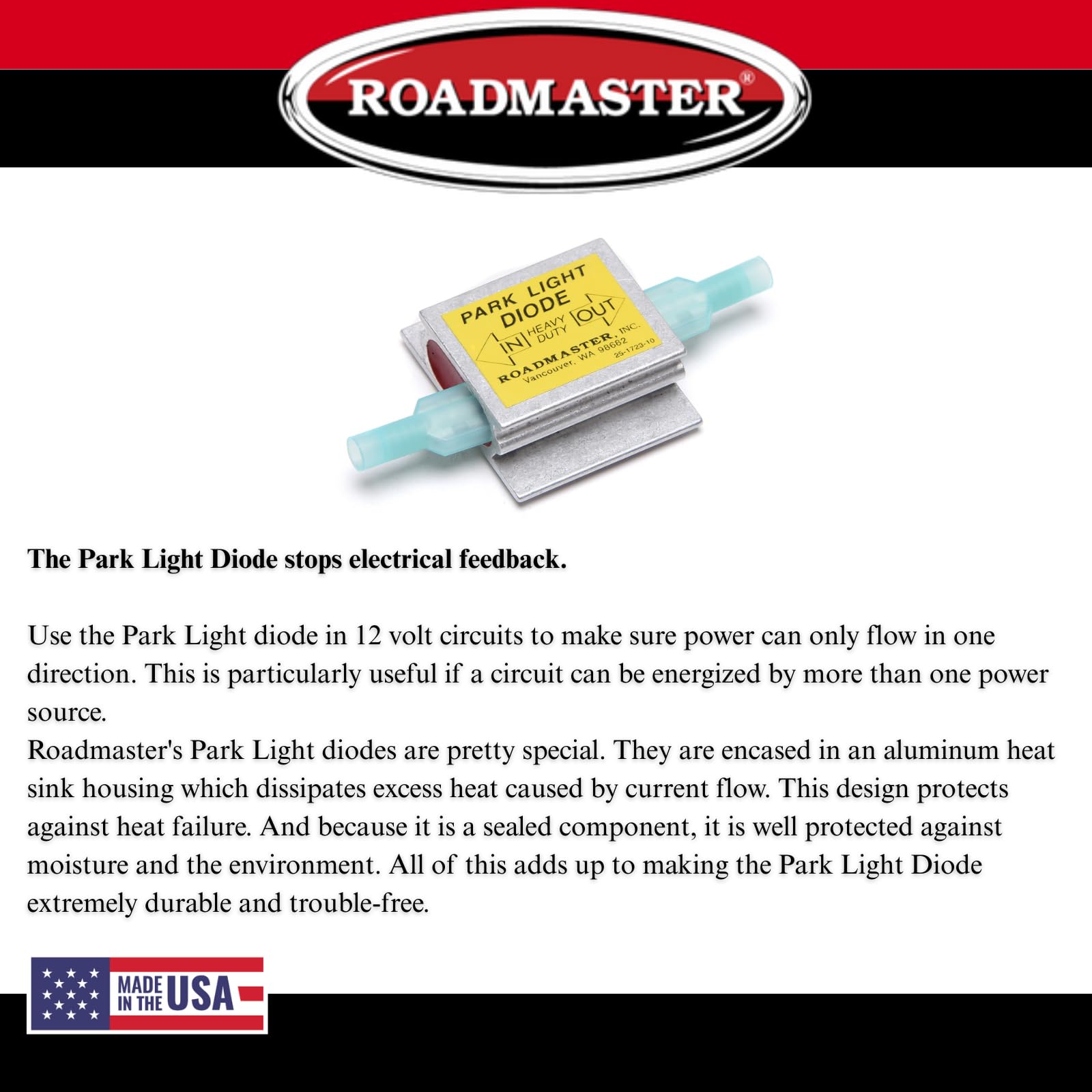 Roadmaster 690 Park Light Diode - LED Lighting for Outdoor Use