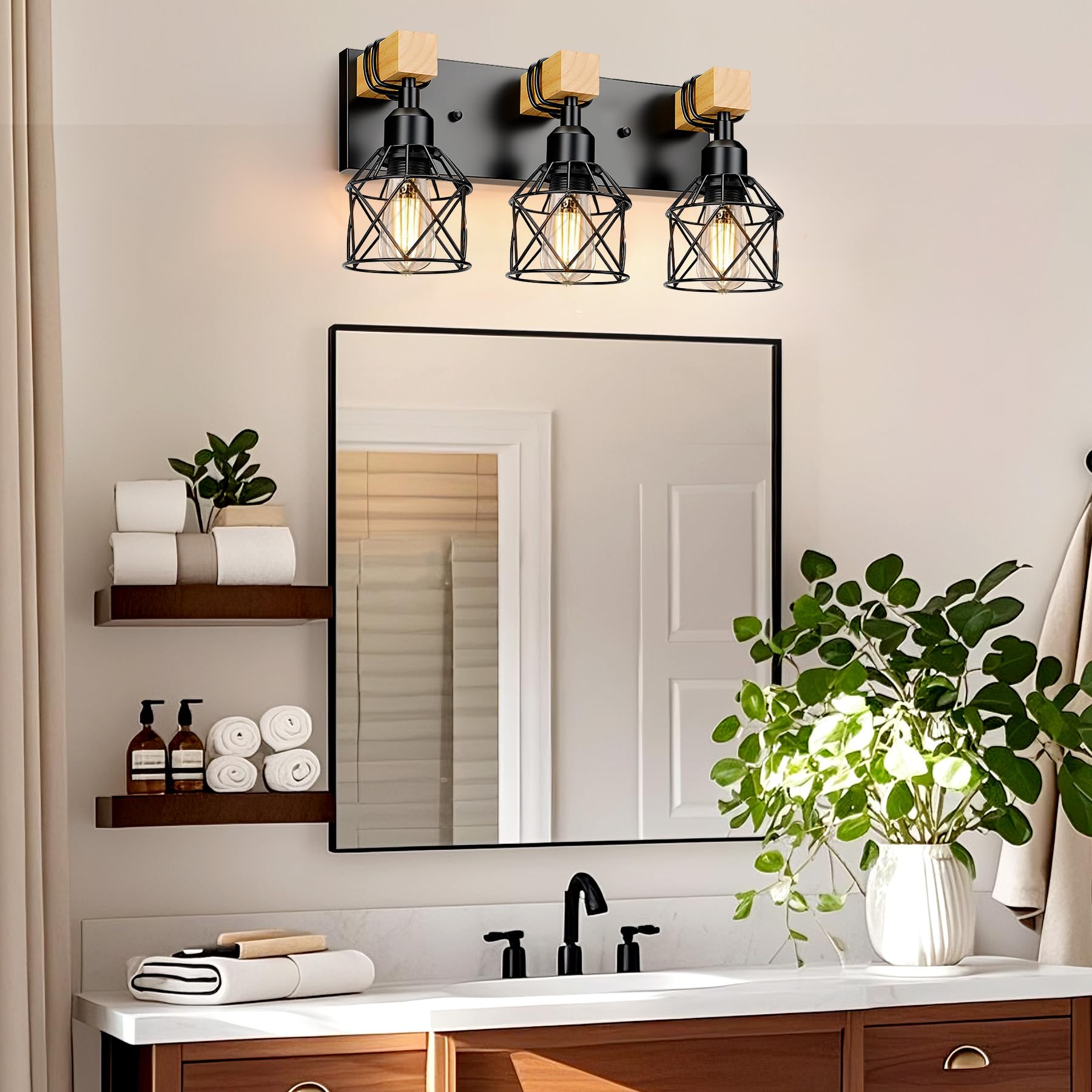Weiyanfnr Bathroom Light Fixtures Vanity Lights For Bathroom Small Lamp Shades Vanity Lighting Fixtures Black Light Fixture Over Mirror