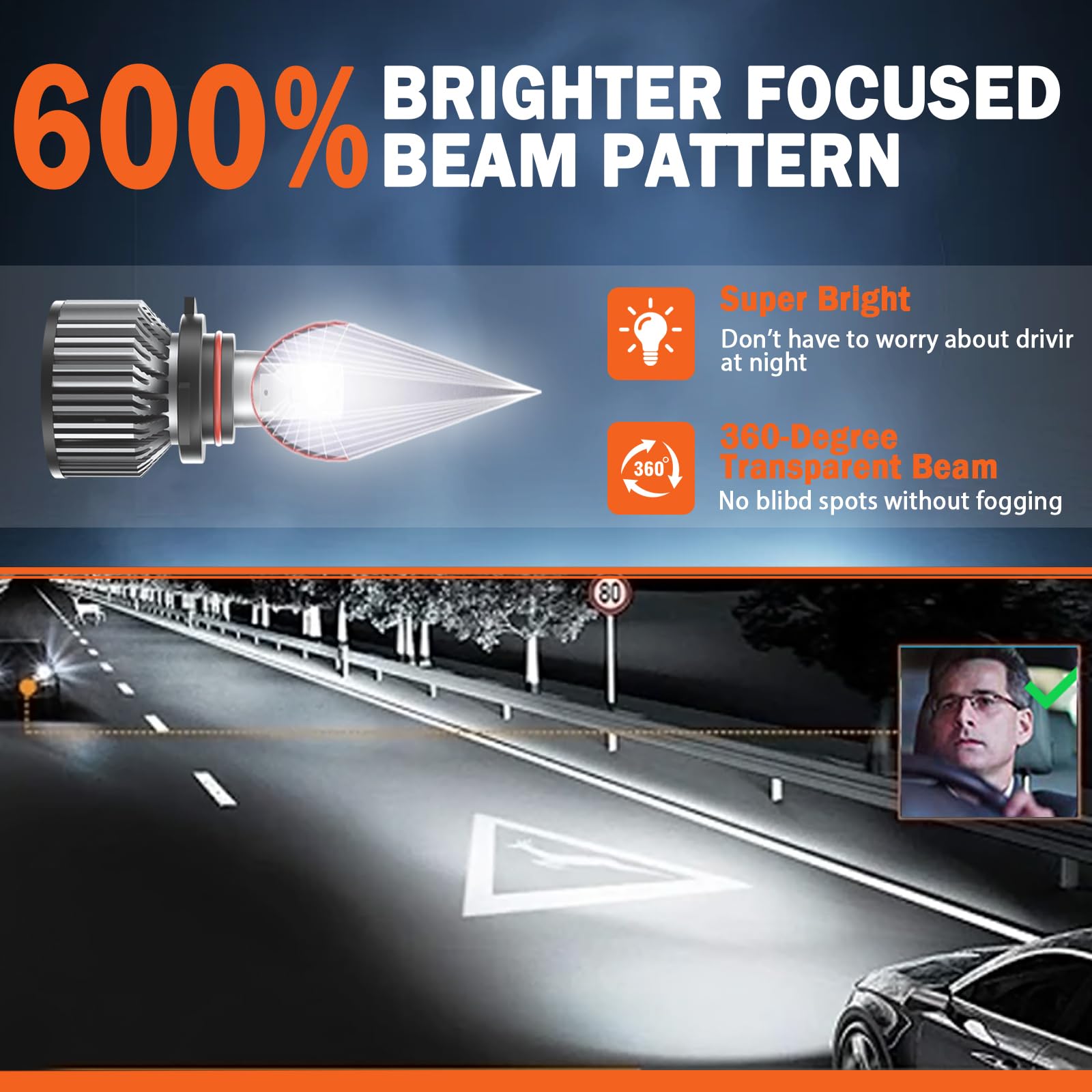 TXBILMOO LED Bulb Kit for Dodge Ram 1500 2500 3500 (2013-2015) - 9005 High Beam, 9012 Low Beam,