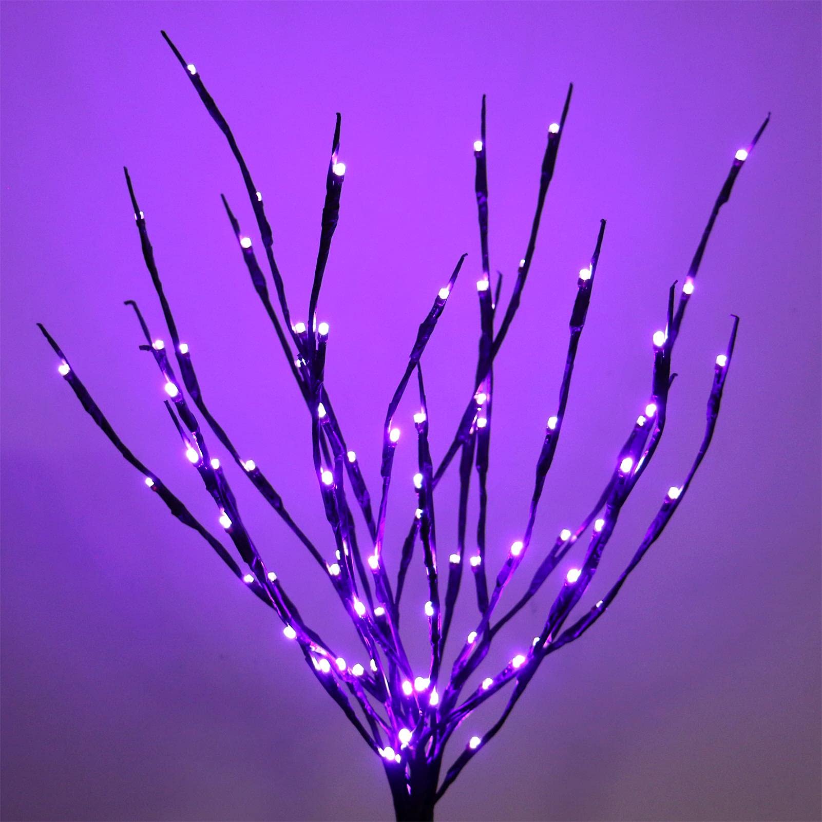 AMARS 2 Pack Lighted Branches Lights Party-Themed Decorations, Battery Operated, Twig Willow Decorative LED Branch for Vase Home