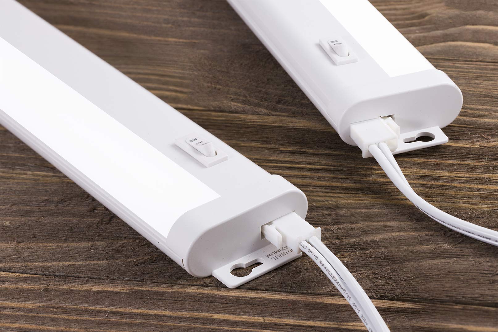 Ultrapro 120&quot; Led Under Cabinet Light Linking Cord, Plug-In, White For Puck Lights