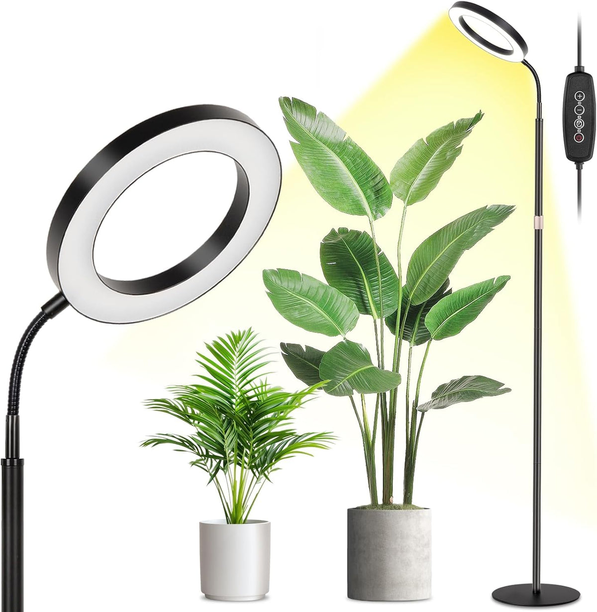 indoor grow light distance from plant LBW Grow Light for Indoor Plants, Full Spectrum 108 LEDs, Adjustable H – Lightsdaddy