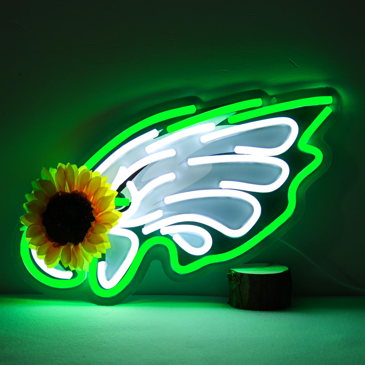 Jfllamp Eagles Neon Signs For Wall Decor Eagles Neon Lights For Bedroom Led Signs Suitable For Dormitory Man Cave Christmas Gift