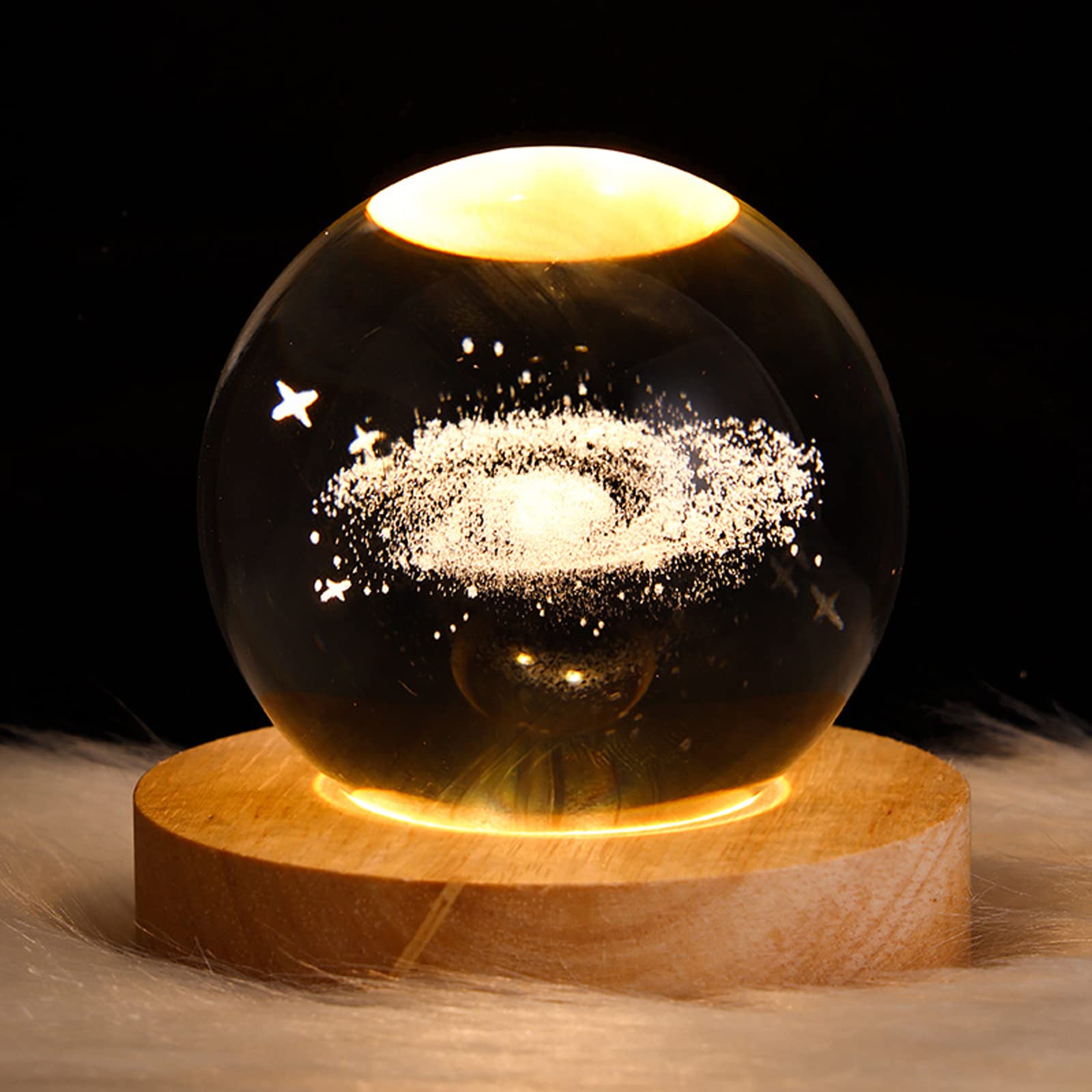 Dniebw Warm Light Nebula Light, Small Night Light, Bedroom Bedside Table Light, Starrys Skys Light, Creative Atmosphere Light, Birthday Gift Light, Decoration 2.94In