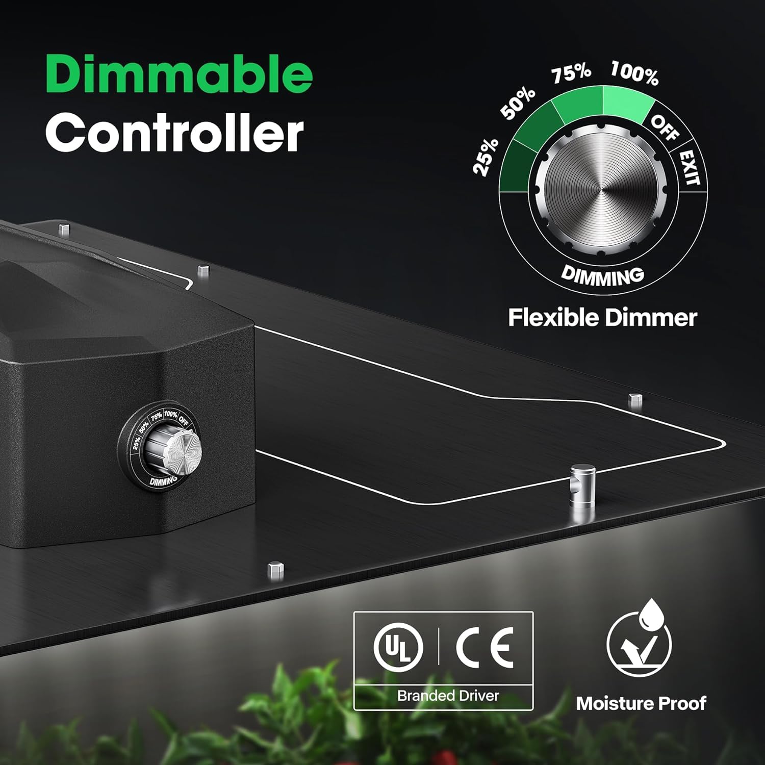 Vivosun Vs4000 Led Grow Light With Samsung Lm301 Diodes &Brand Driver Dimmable Lights Sunlike Full Spectrum For Seedling Veg & Bloom Plant Grow Lamp For 4X4/5X5 Grow Tent