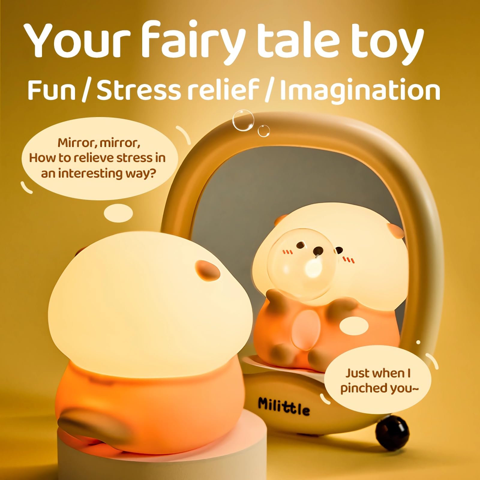 Gofuch Bubble Blowing Otter Night Light  3-Level Dimmable Usb Rechargeable Lamp With Timer  Soothing Animal Toy For Nursery Bedroom Dorm Decor  Gift For Boys Girls Teens mature-themeds
