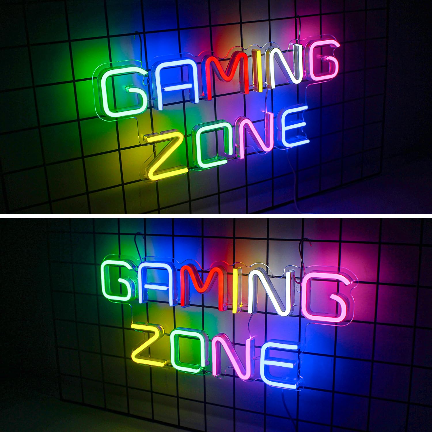 Horseneon Neon LED Sign for Gaming, USB Powered, Multicolour, Wall Decor, Gamer Gift