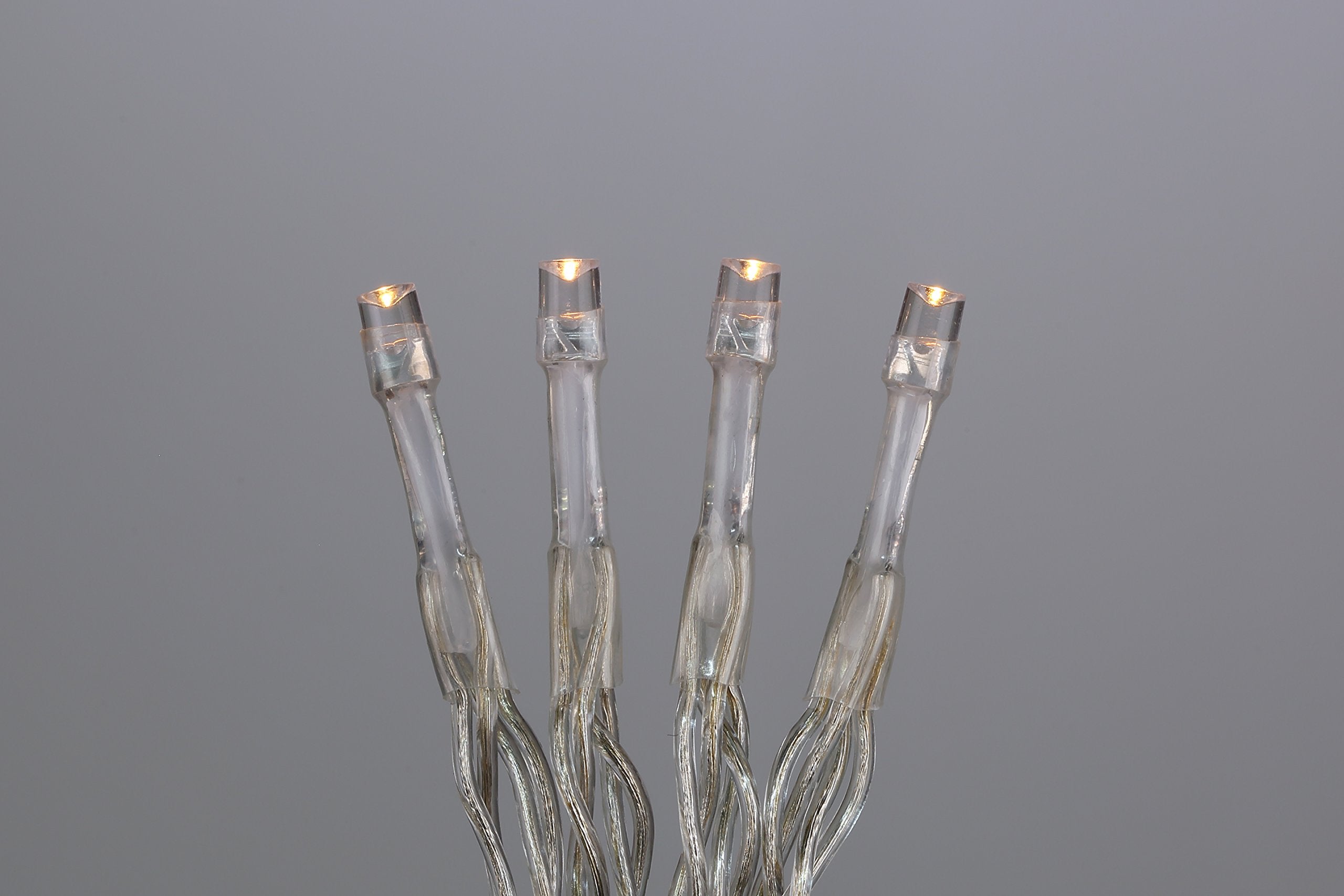 NOVOLINK 100-Light Warm White LED String Lights, Model SL-WW100, Indoor/Outdoor Decorative Lighting