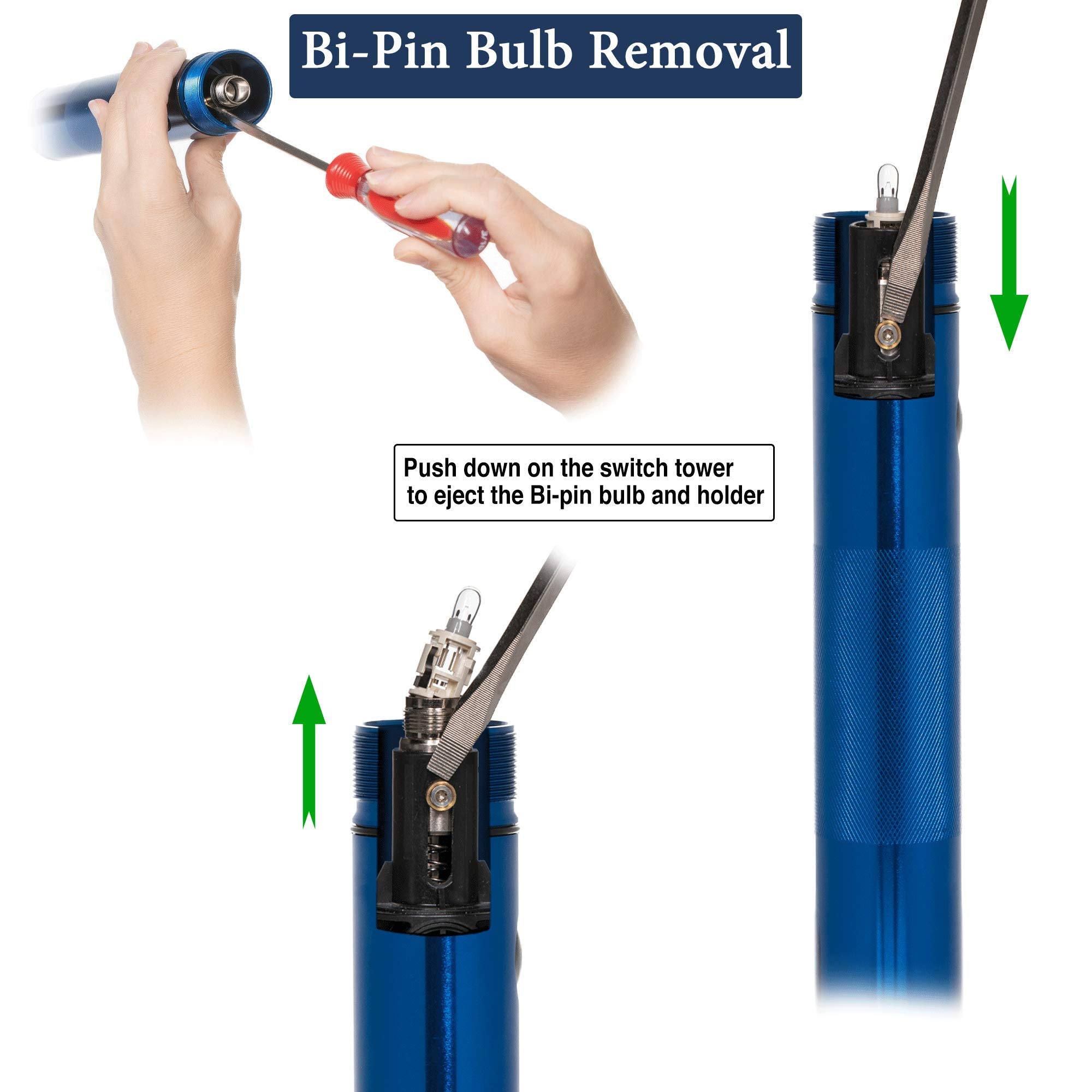 Lumencraft Led Conversion Kit Compatible/Replacement For Maglite Flashlight - 800 Lumen - Fits 3 4 5 6 D And C Cell Maglight - H