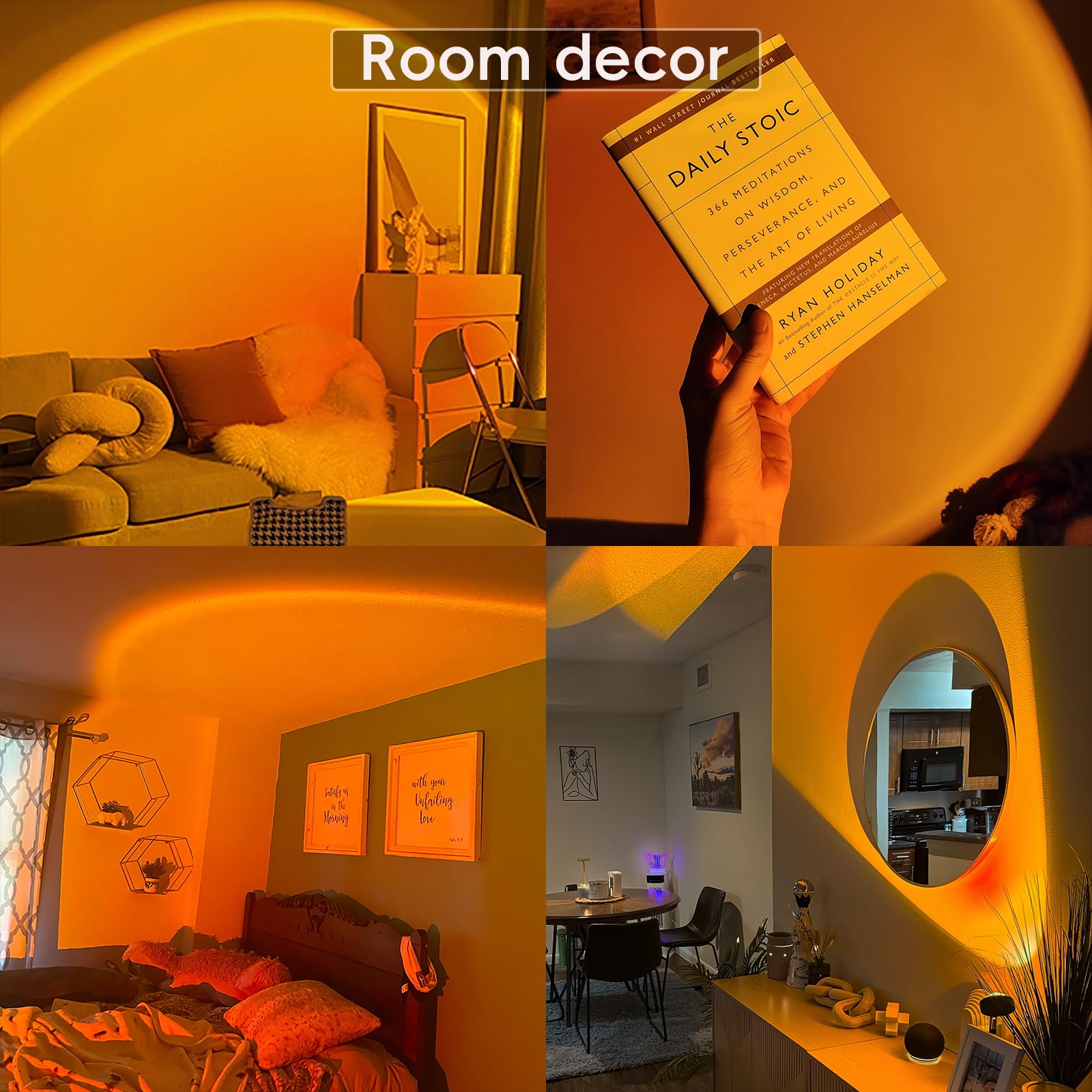 Easeking Led Sunset Lamp - Sunset Lights Night Lights Led Projector Floor Lamp Atmosphere Light Night Light For Bedroom Livingro
