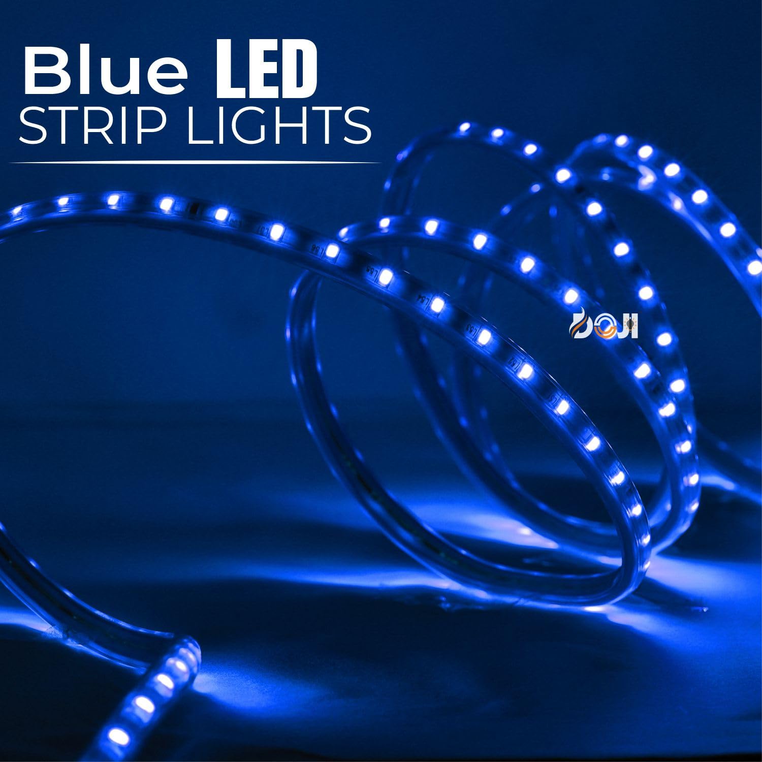 DOJI LED Strip Light,Rope Light for Ceiling, Indoor,Outdoor,Decorative,Diwali,Christmas,Festival,Cove,False Balcony,Entrance.(10
