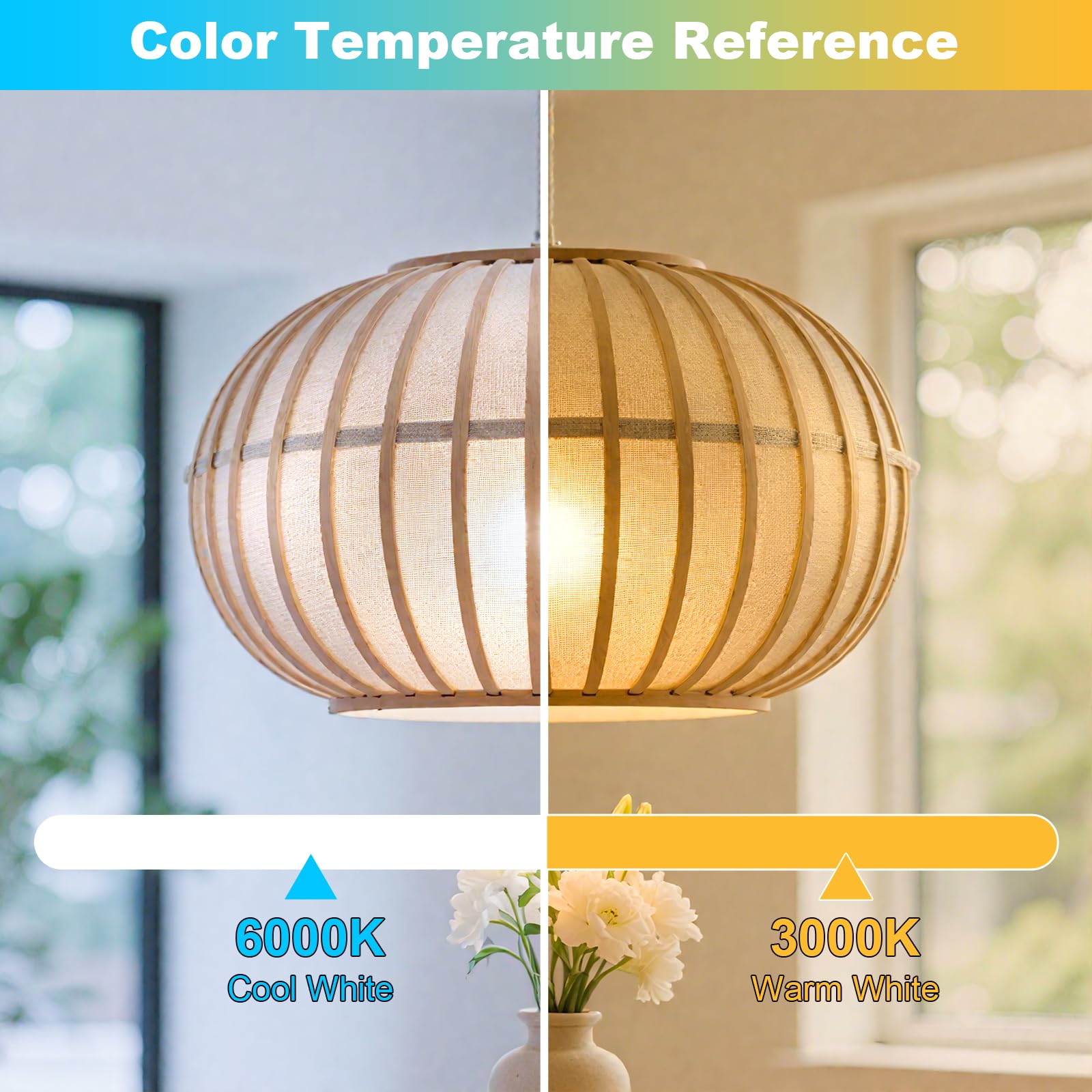 TZHILAN Dimmable E12 LED Bulbs 12W, 3000K Warm White, 1000 Lumen, Candelabra Light, 3-Pack, Model T289