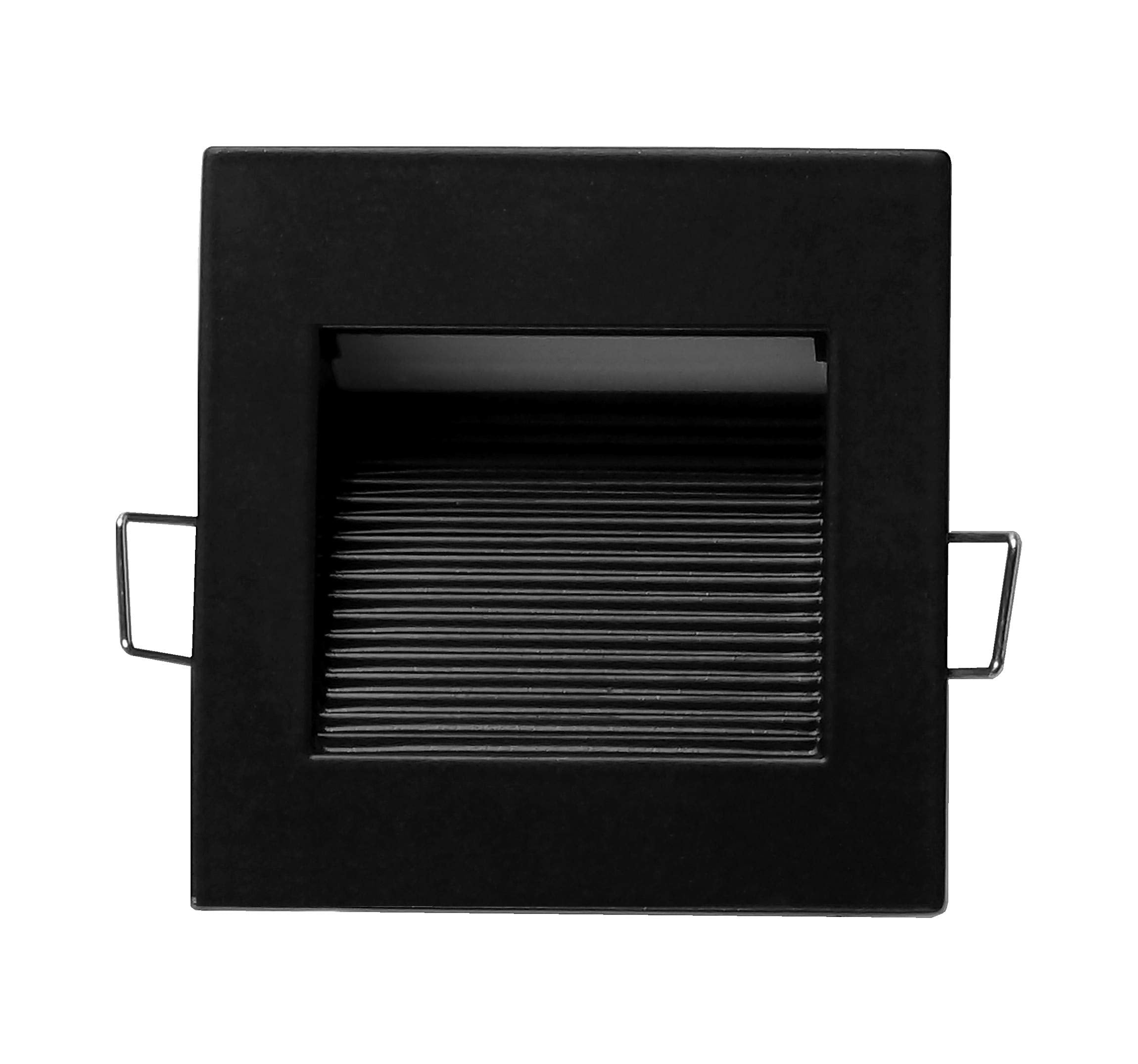 NICOR Lighting LED Square Accent Pathway Steplight, White (STQ-10-120-WH)