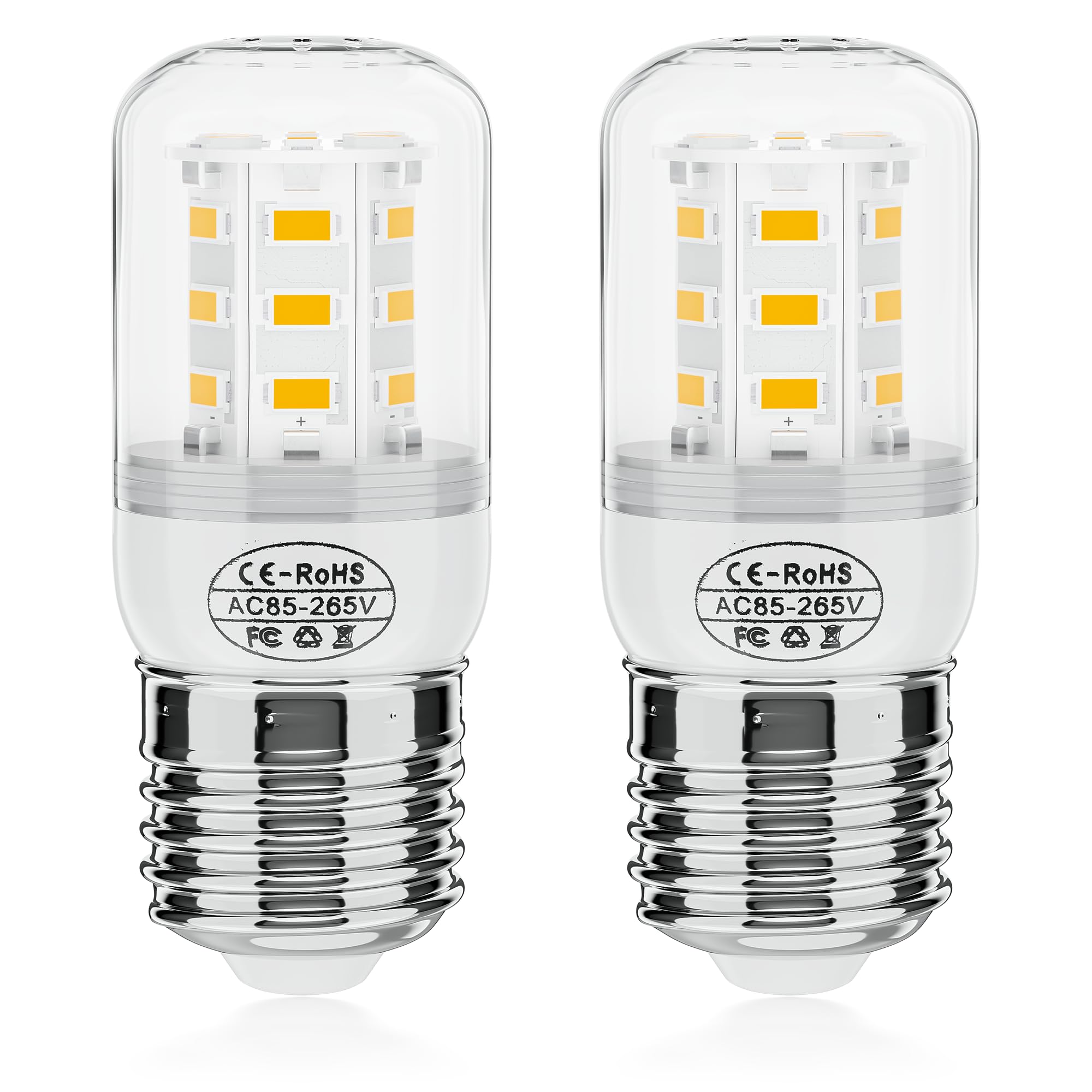 Bogda Refrigerator Led Light Bulb Kei D34L Refrigerator Bulb Light Replacement Fit For Frigi-Daire Ken-More-2 Packs (3.5W 85V-26