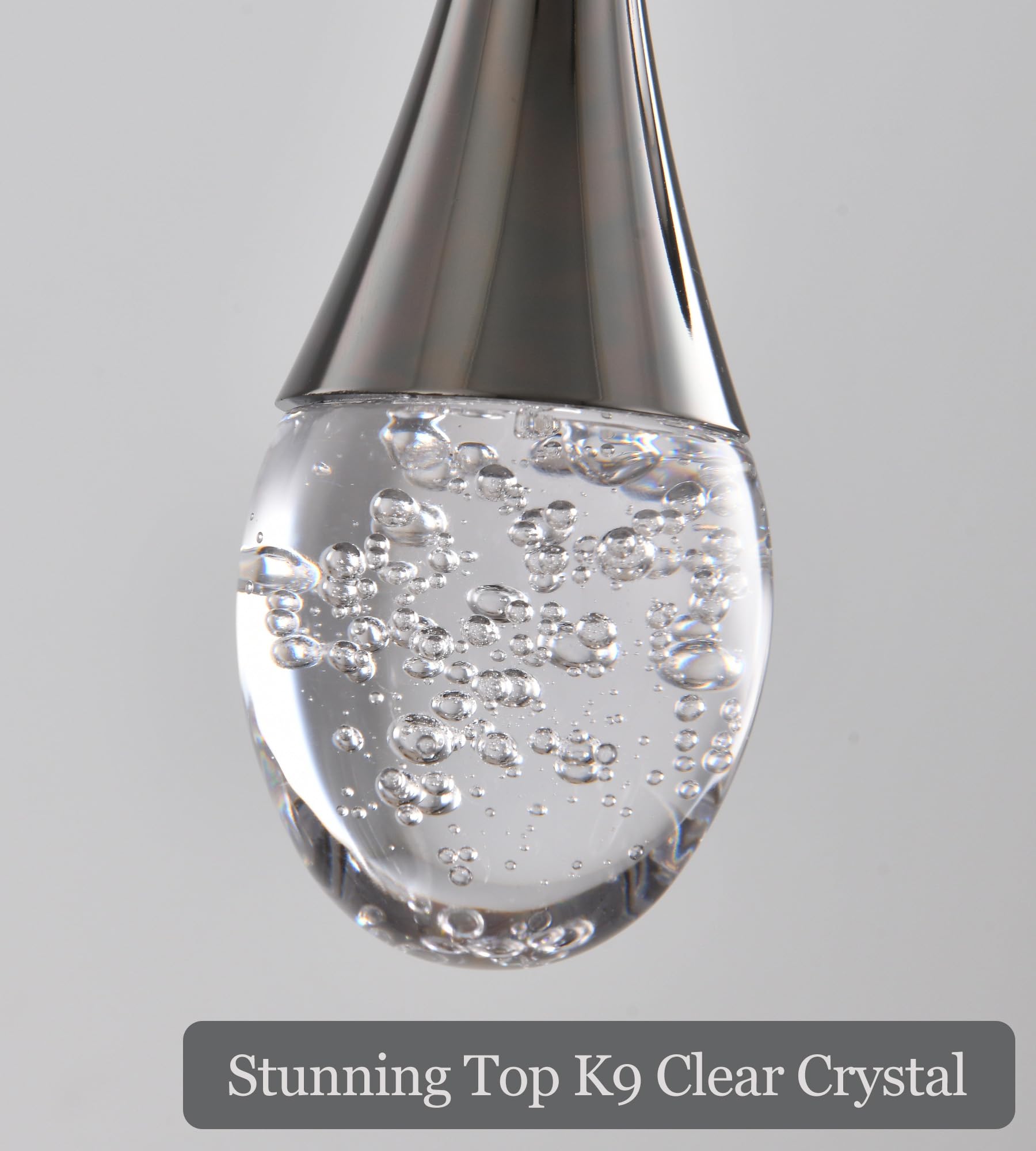 Upfelw Modern Crystal Staircase Chandelier, 12-Lights, Black, Dimmable LED, H120'' High Ceiling Light Fixture, Remote Control
