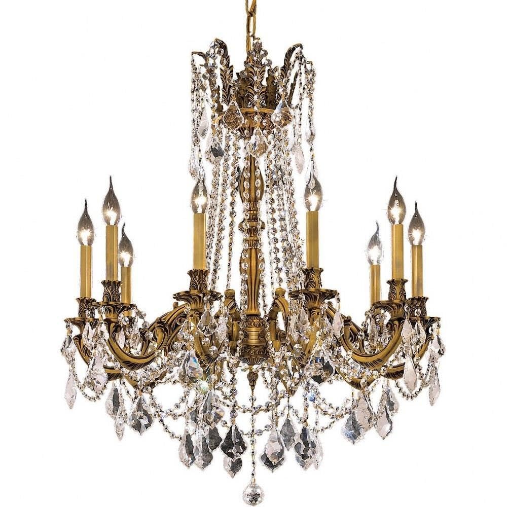 Elegant Lighting 9210D28FG/RC Royal Cut Crystal