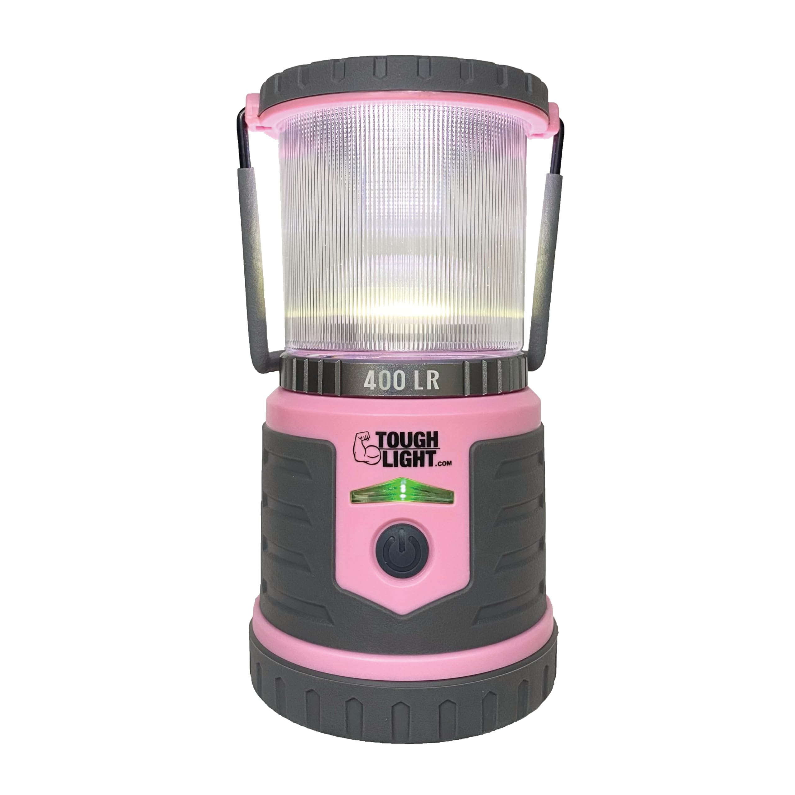 Tough Light USB Rechargeable Camping Lantern 400 Lumens 6000mAh Power Bank Pink Model 400LR