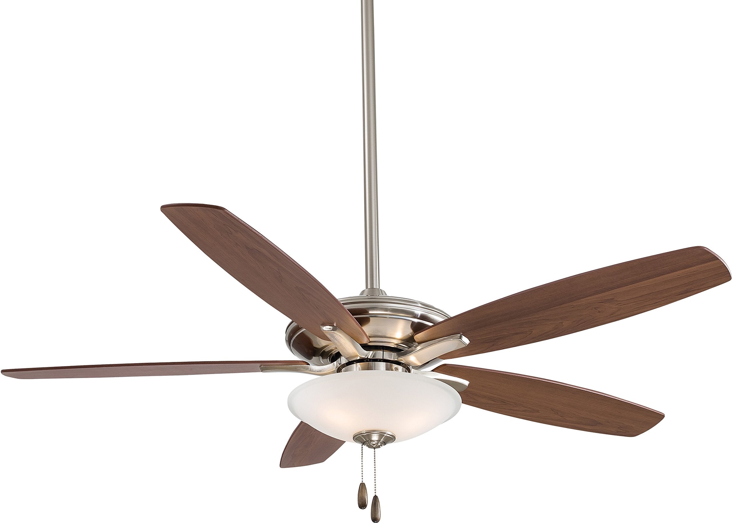 Minka-Aire F522-BN, Mojo, 52 Ceiling Fan with Light, Brushed Nickel