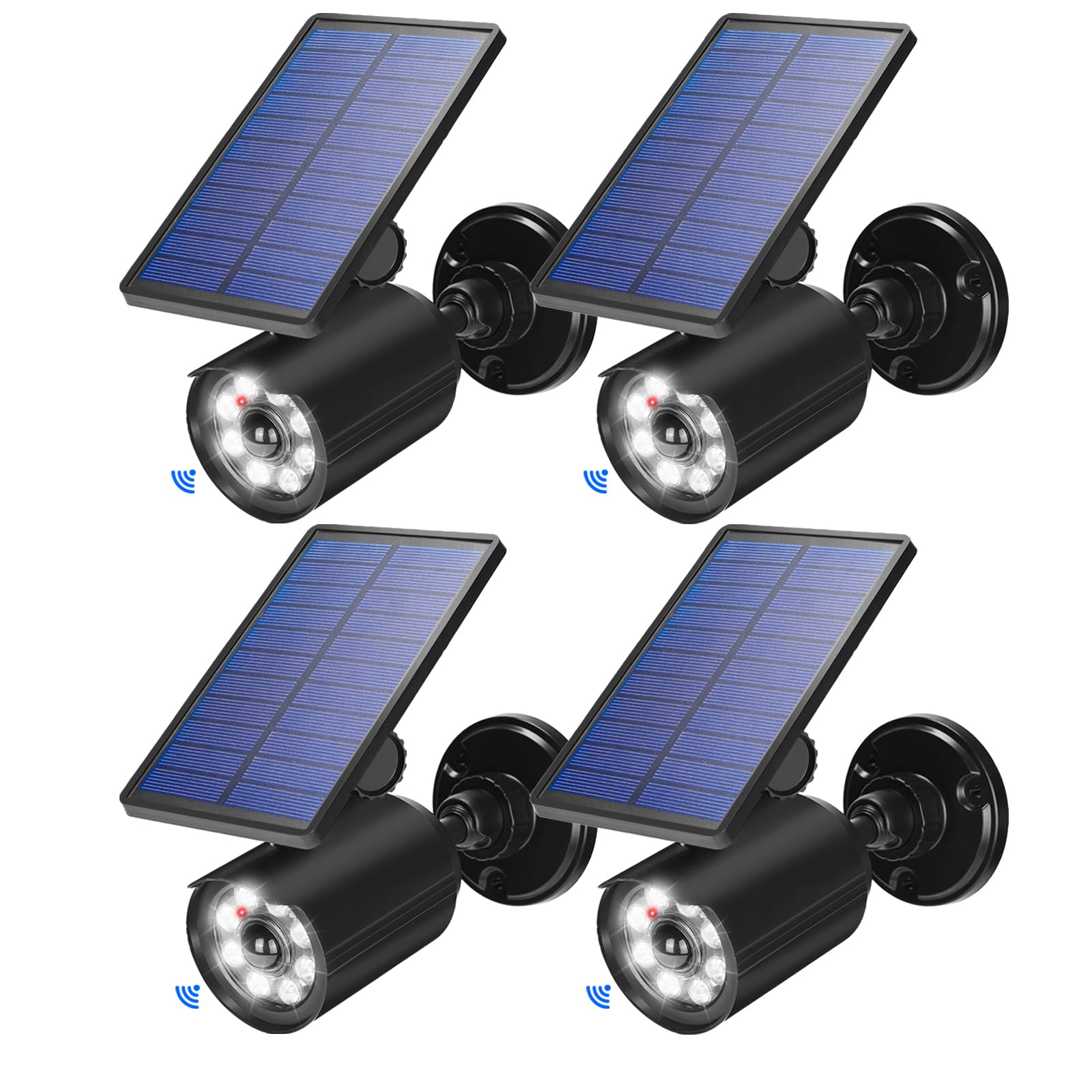 CAHOUGSMT Solar Lights Outdoor Motion Sensor Flood Lights 2000LM IP67 Waterproof Security Spot Lights for Yard Garden Patio 4 Pack